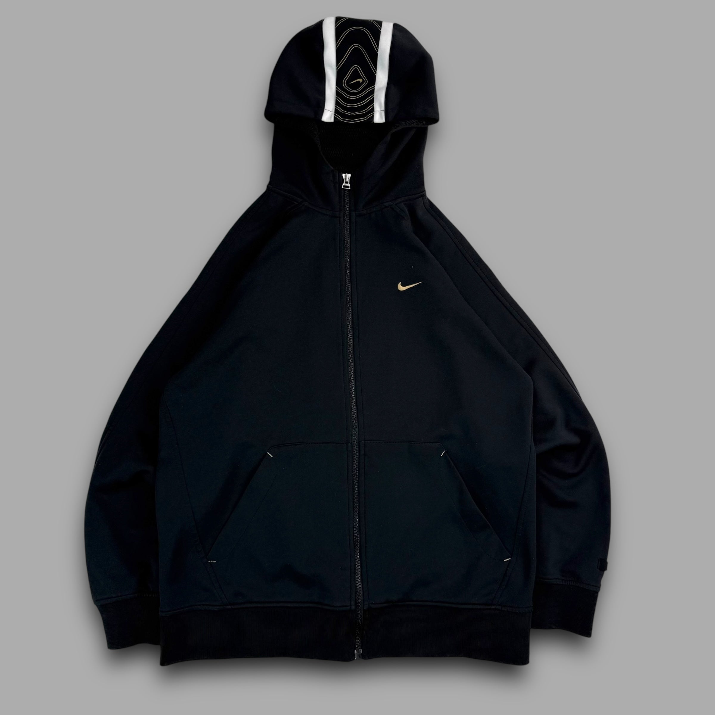 Nike 2000's airmax 'faster higher stronger' zip up hoodie (S)