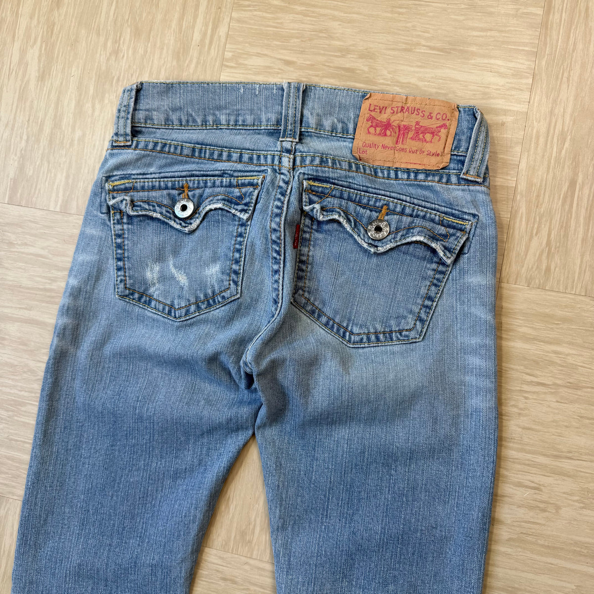 Levi 527 2000's slouch flare denim jeans (S)