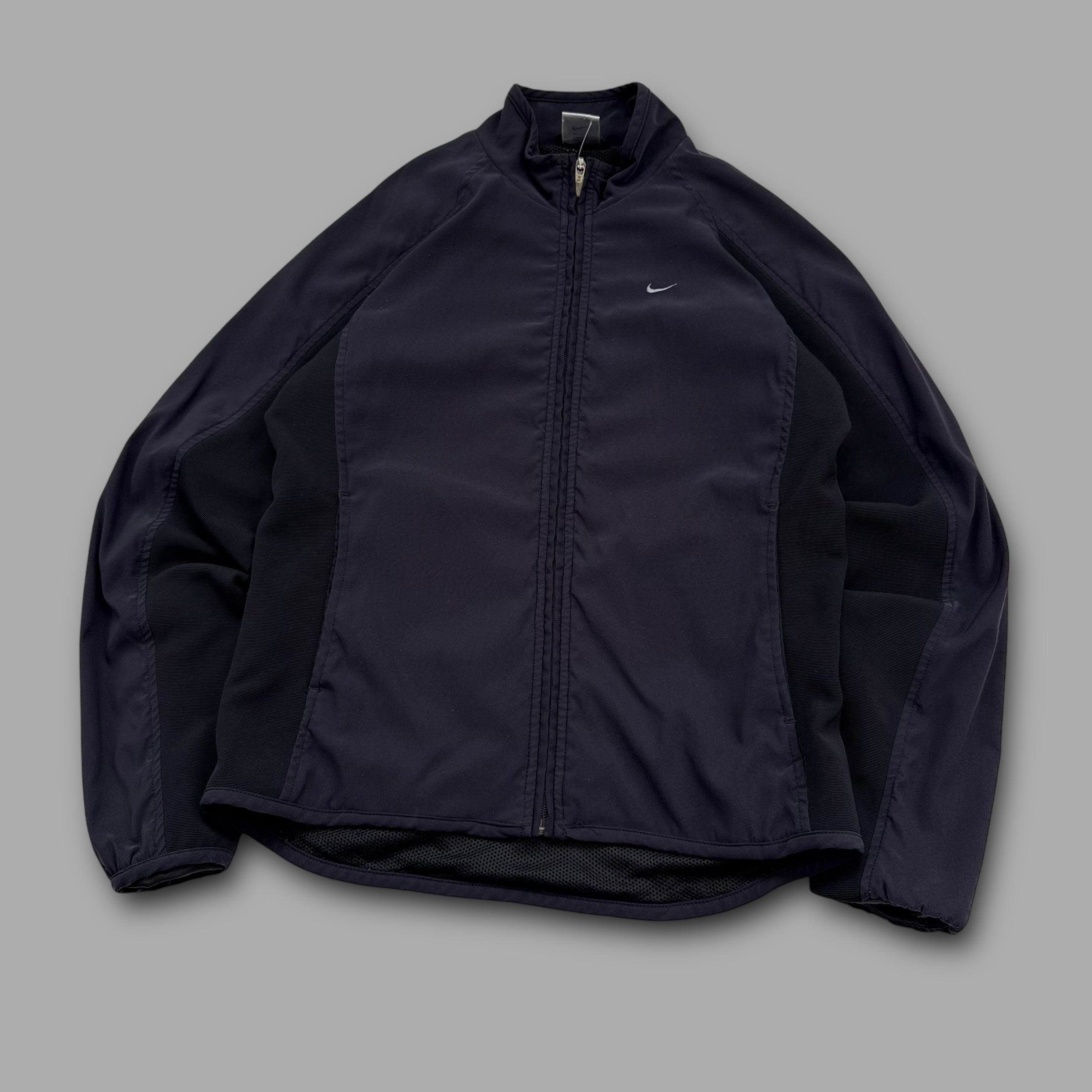 Nike 2000's technical panelled articulated softshell track jacket (S)