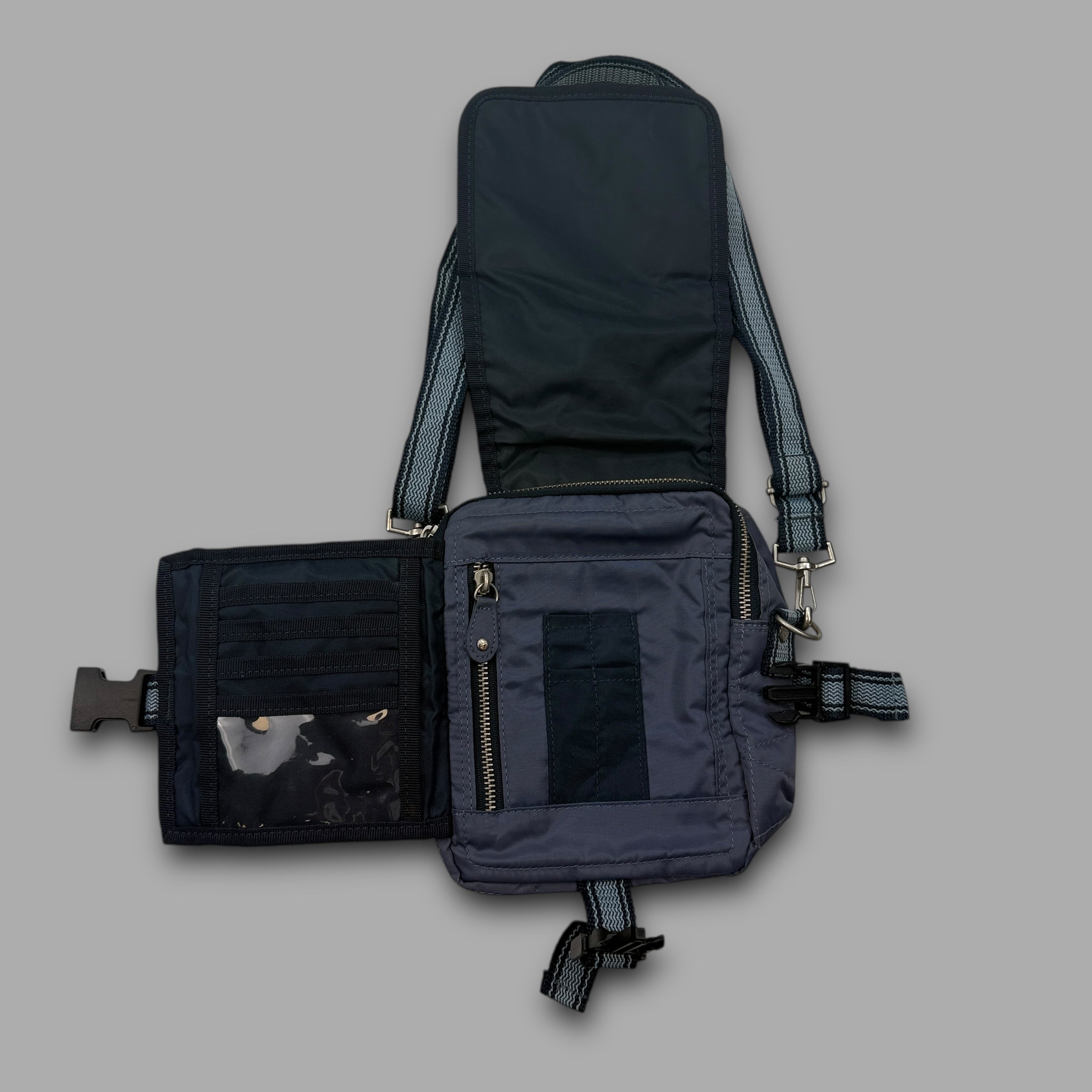 Quiksilver x Roxy 2000's technical carry all smoke bag / shoulder bag (OS)