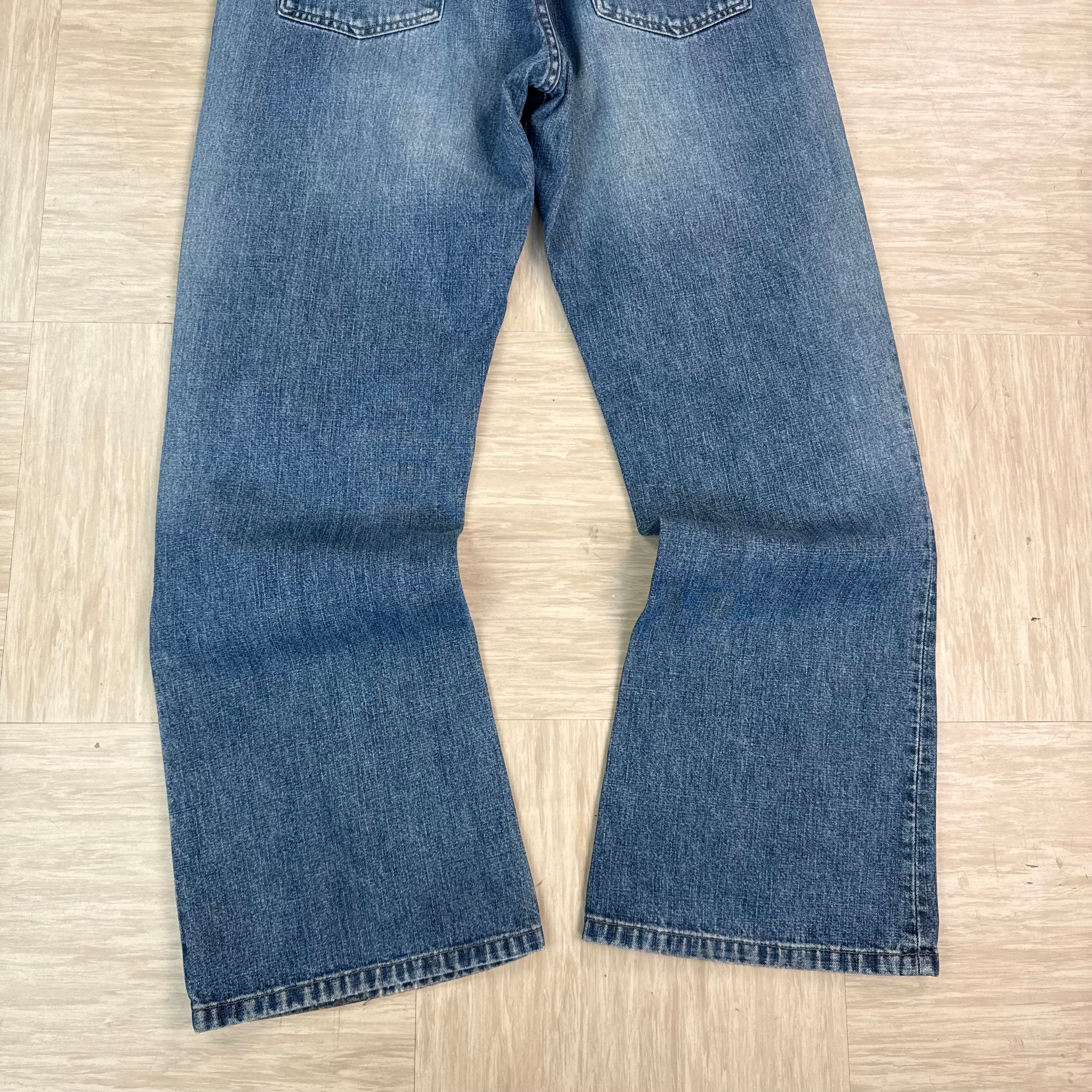 Firetrap black seal 2000's relaxed denim bootcut jeans (S)