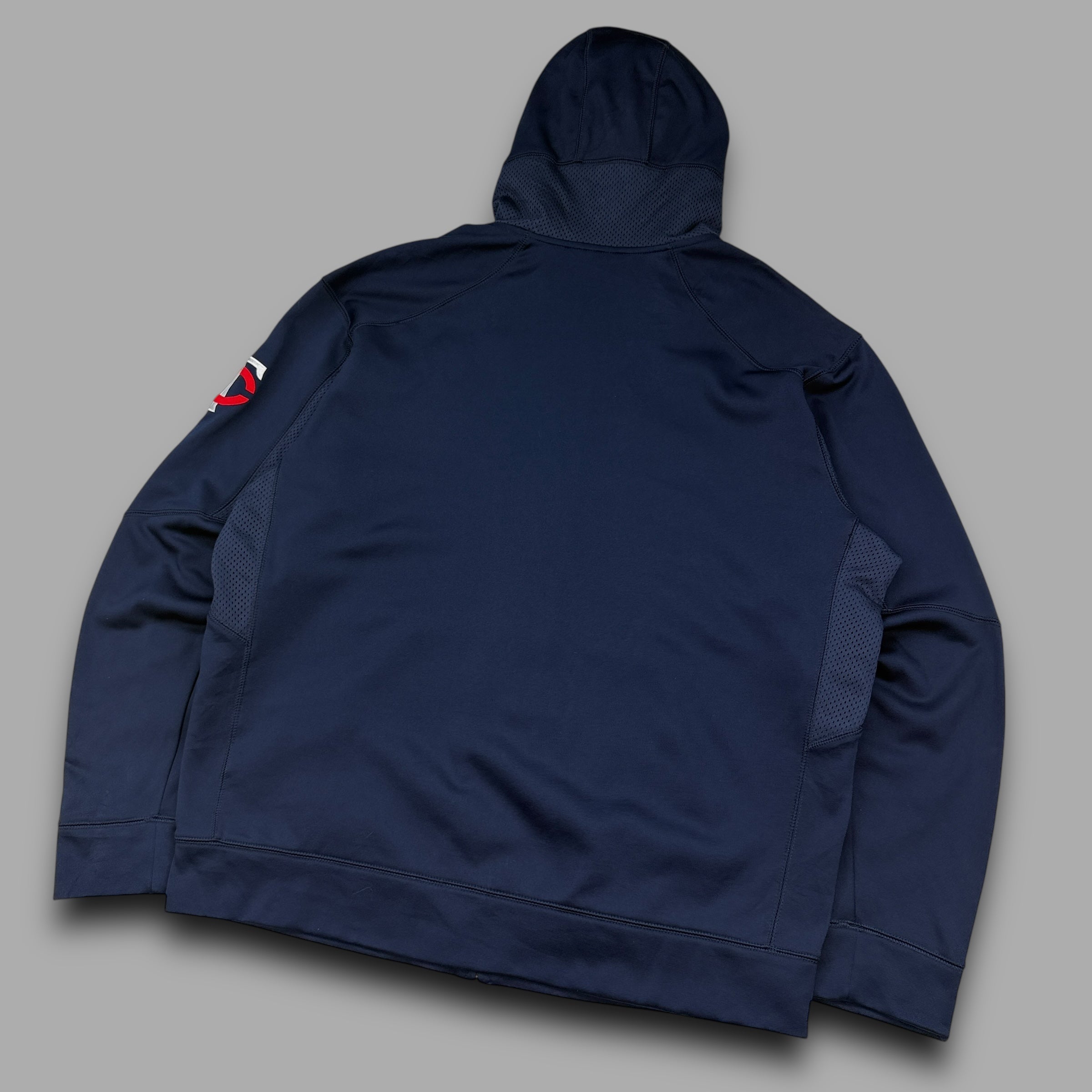 Nike 2000's full zip graphic spellout basketball hoodie (L)