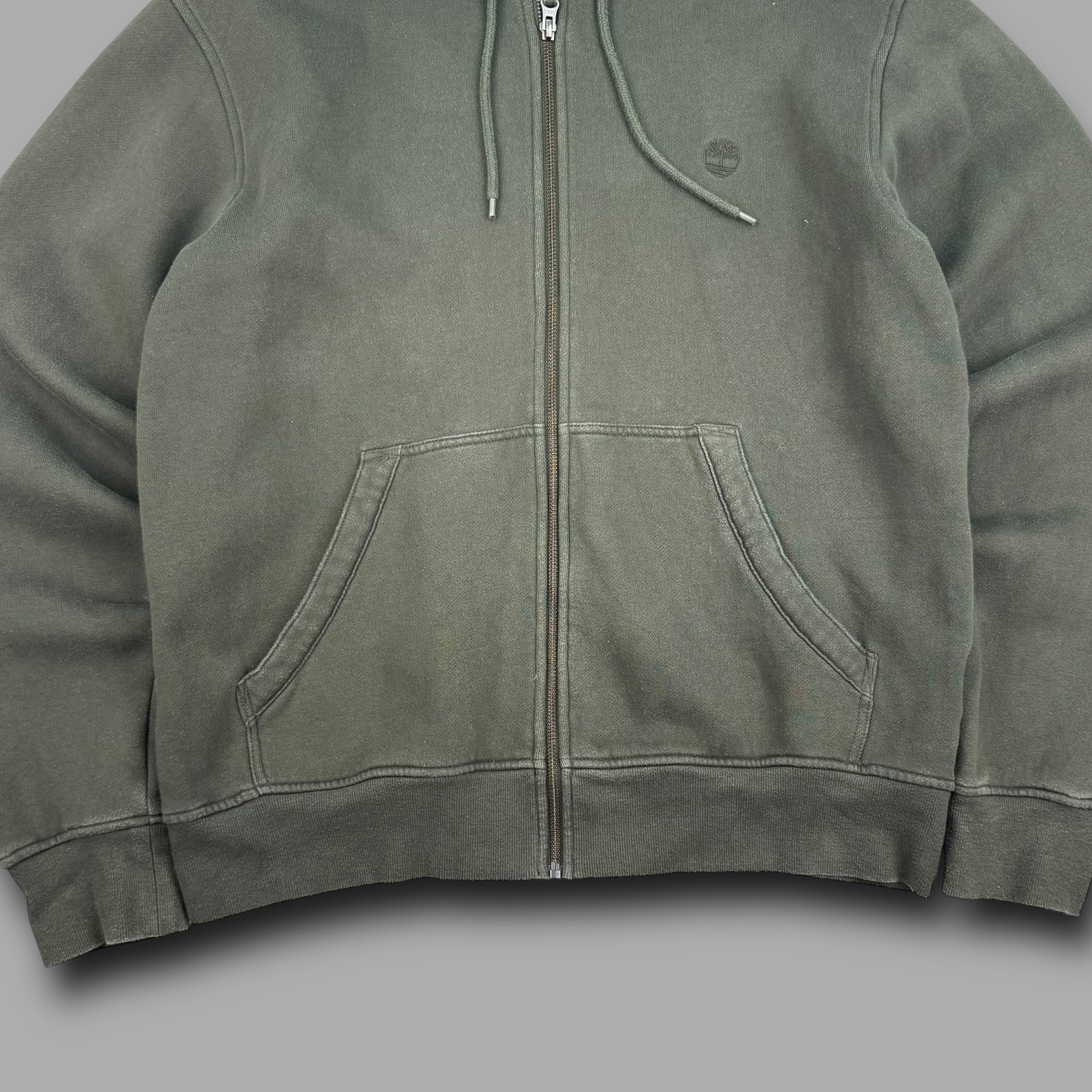 Timberland 2013 zip up embroidered hoodie (L)