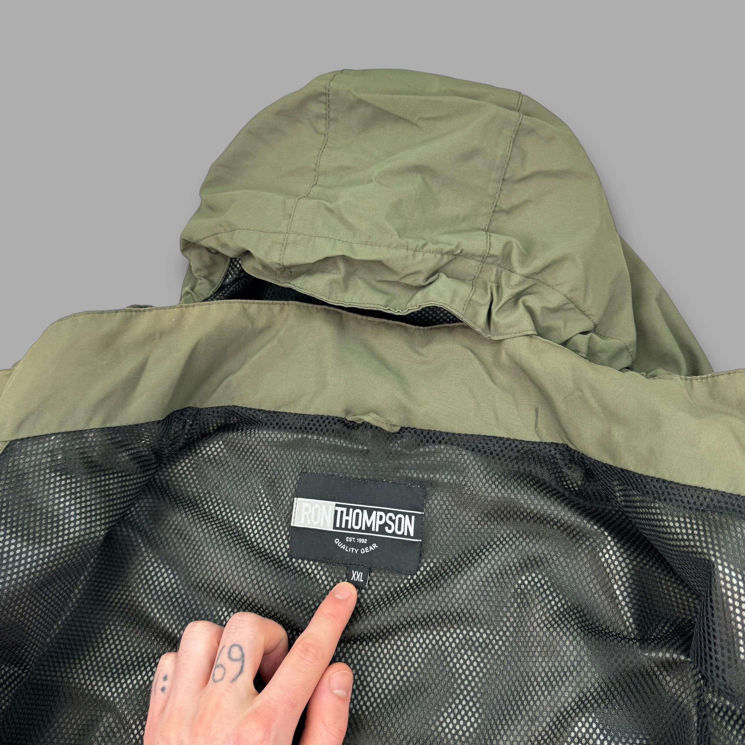 Ron Thompson 2000's technical multi-pocket wading jacket (XXL)