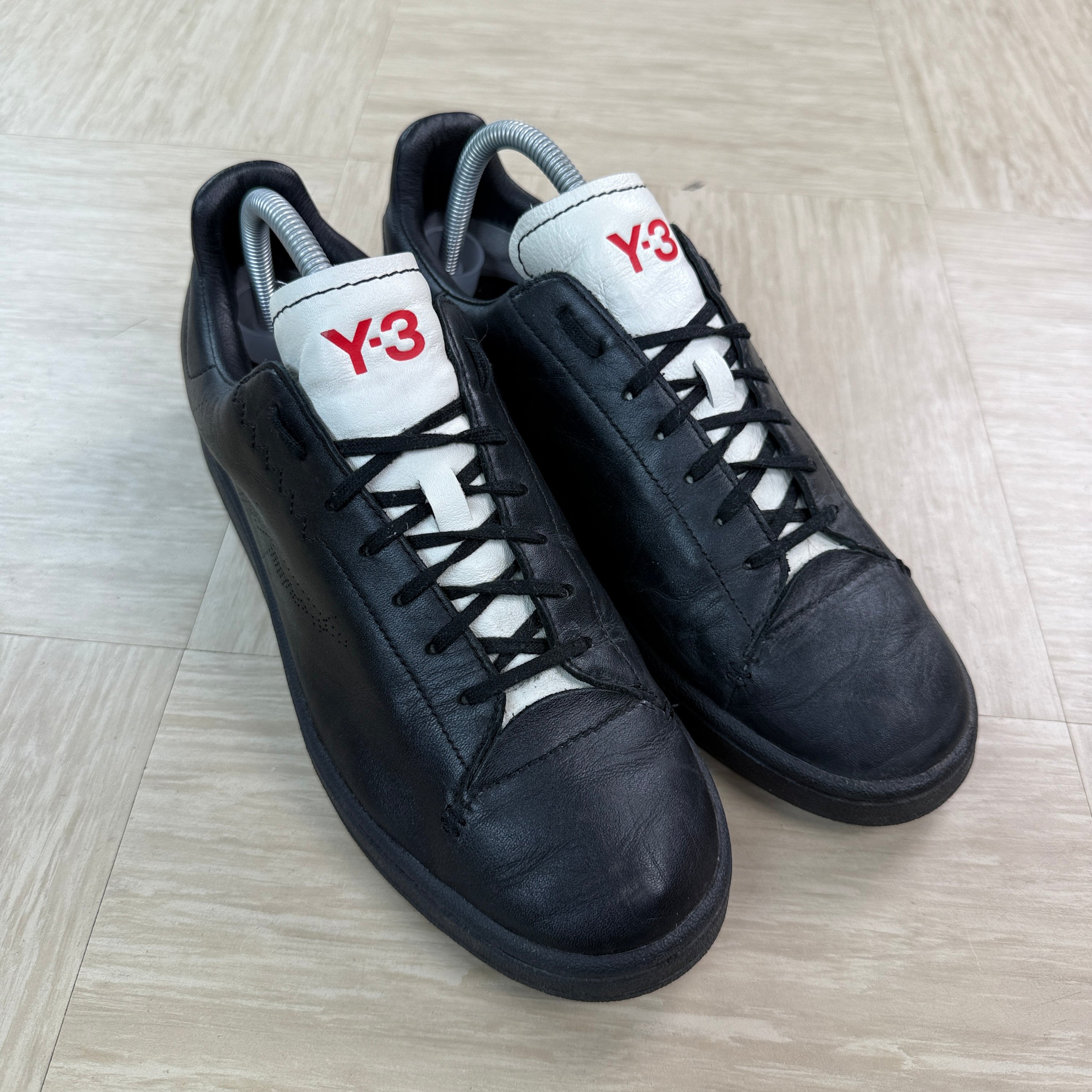 Adidas x Yohji Yamamoto 2007 perforated leather Y3 field trainers (UK8)