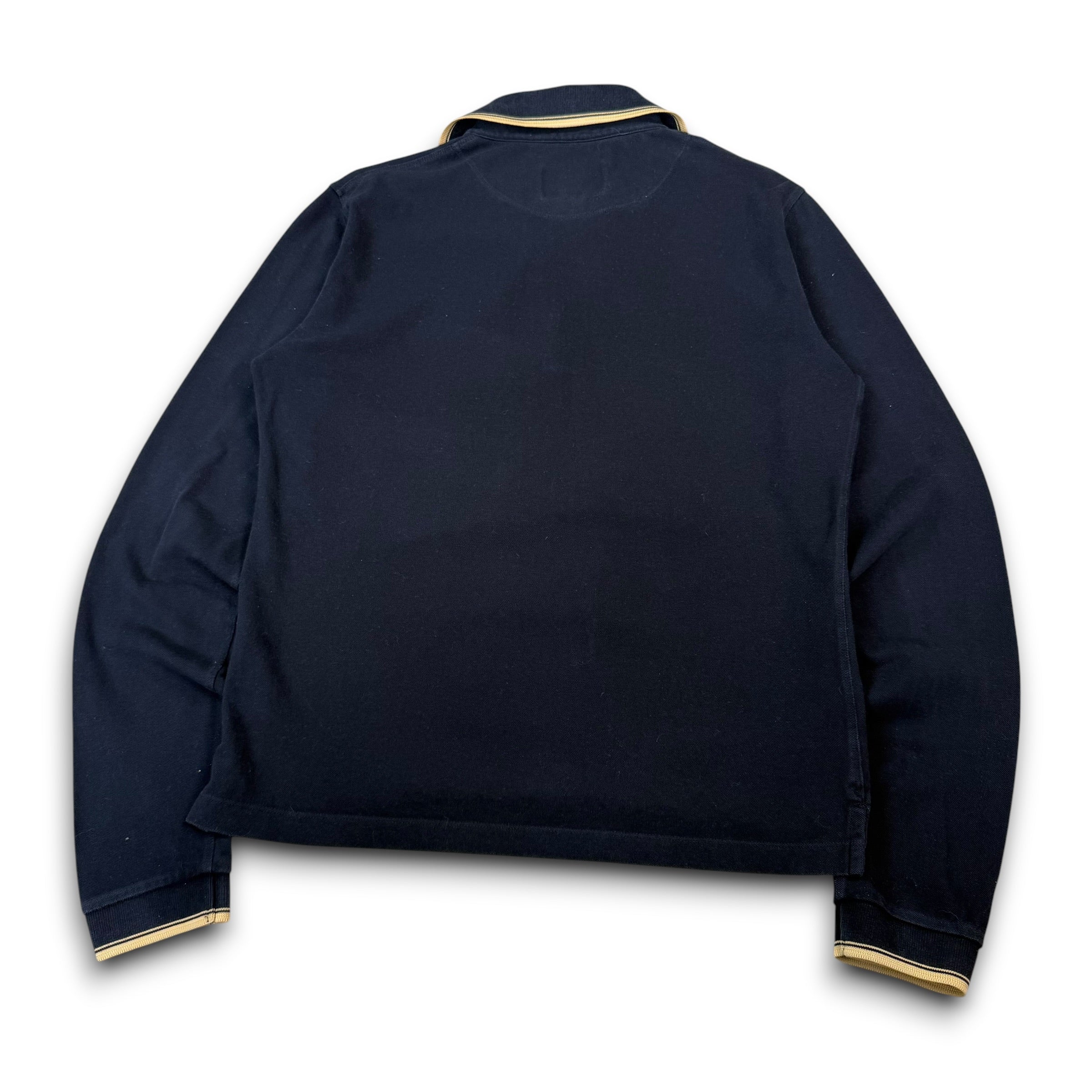 Vivienne Westwood 2000's big collar cropped long sleeve polo shirt (M)