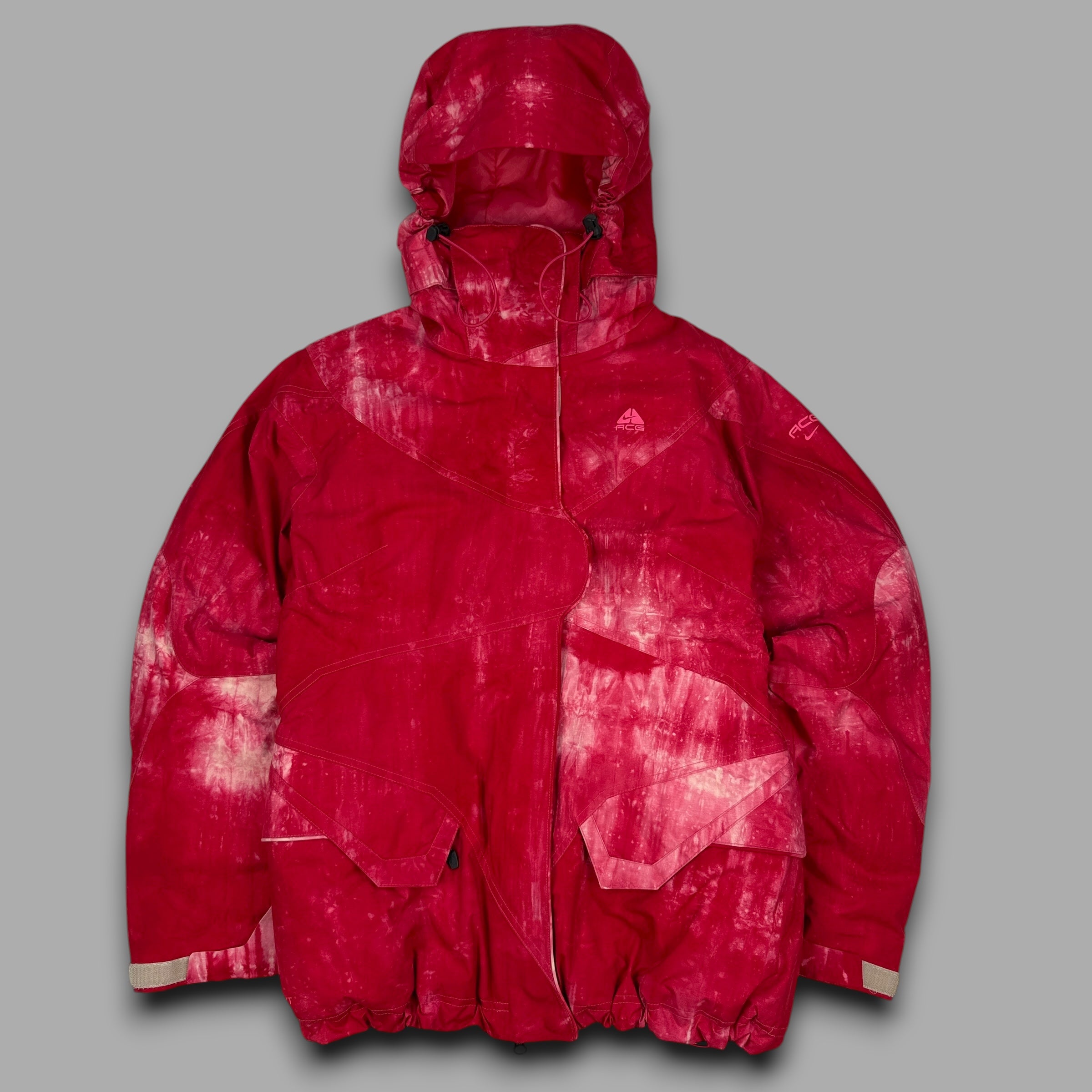 Nike ACG 2000's technical gradient padded dual pocket softshell jacket (M) wms