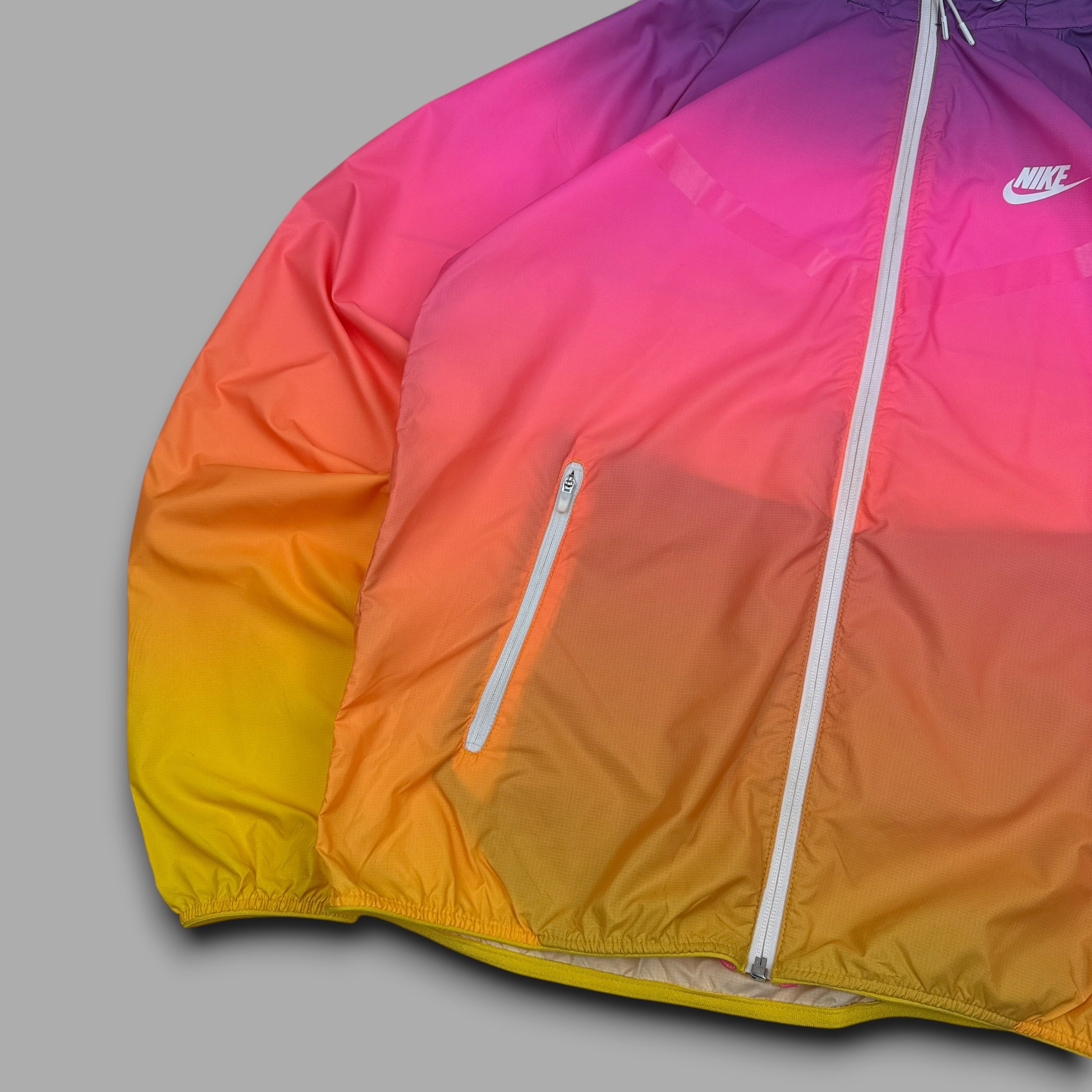 Nike 2000's 'air in colour' style gradient track jacket (M)