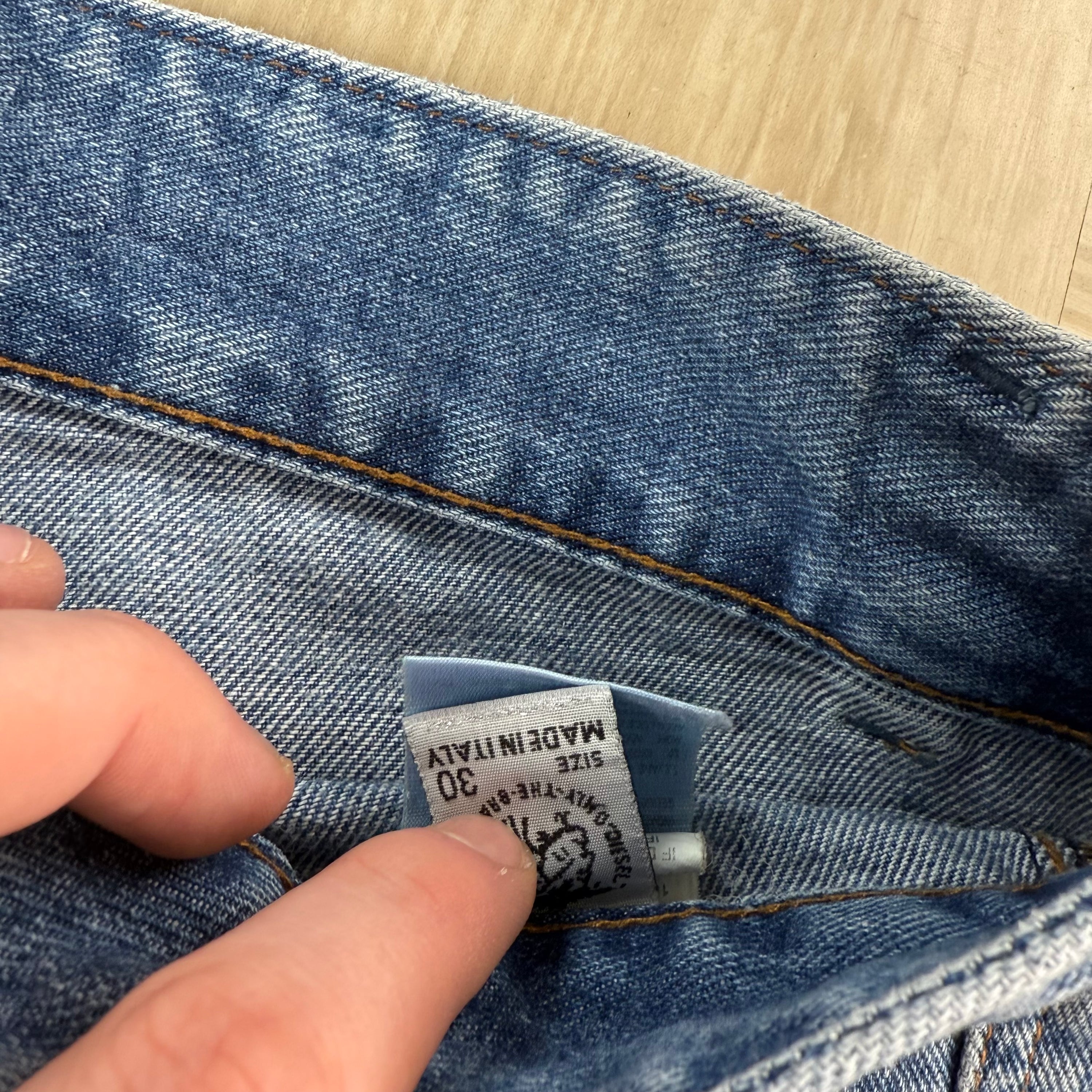 Diesel 2000's relaxed distressed denim bootcut jeans (S)