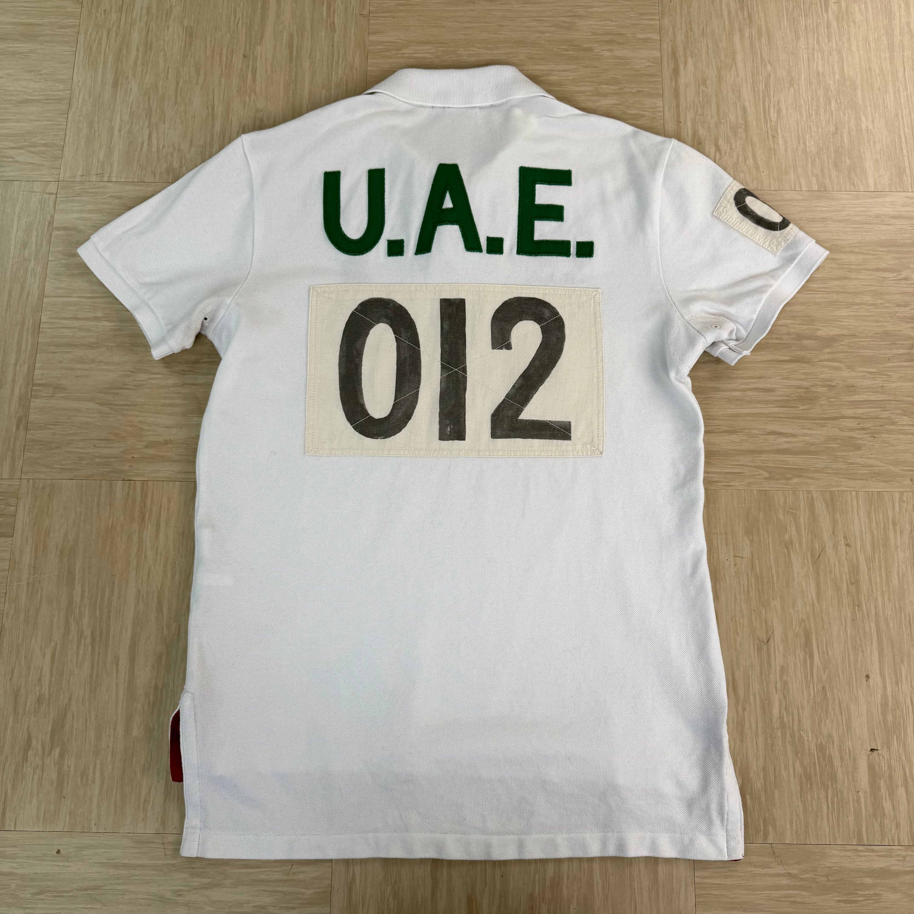 Ralph Lauren 2000's big pony UAE embroidered polo shirt (S)