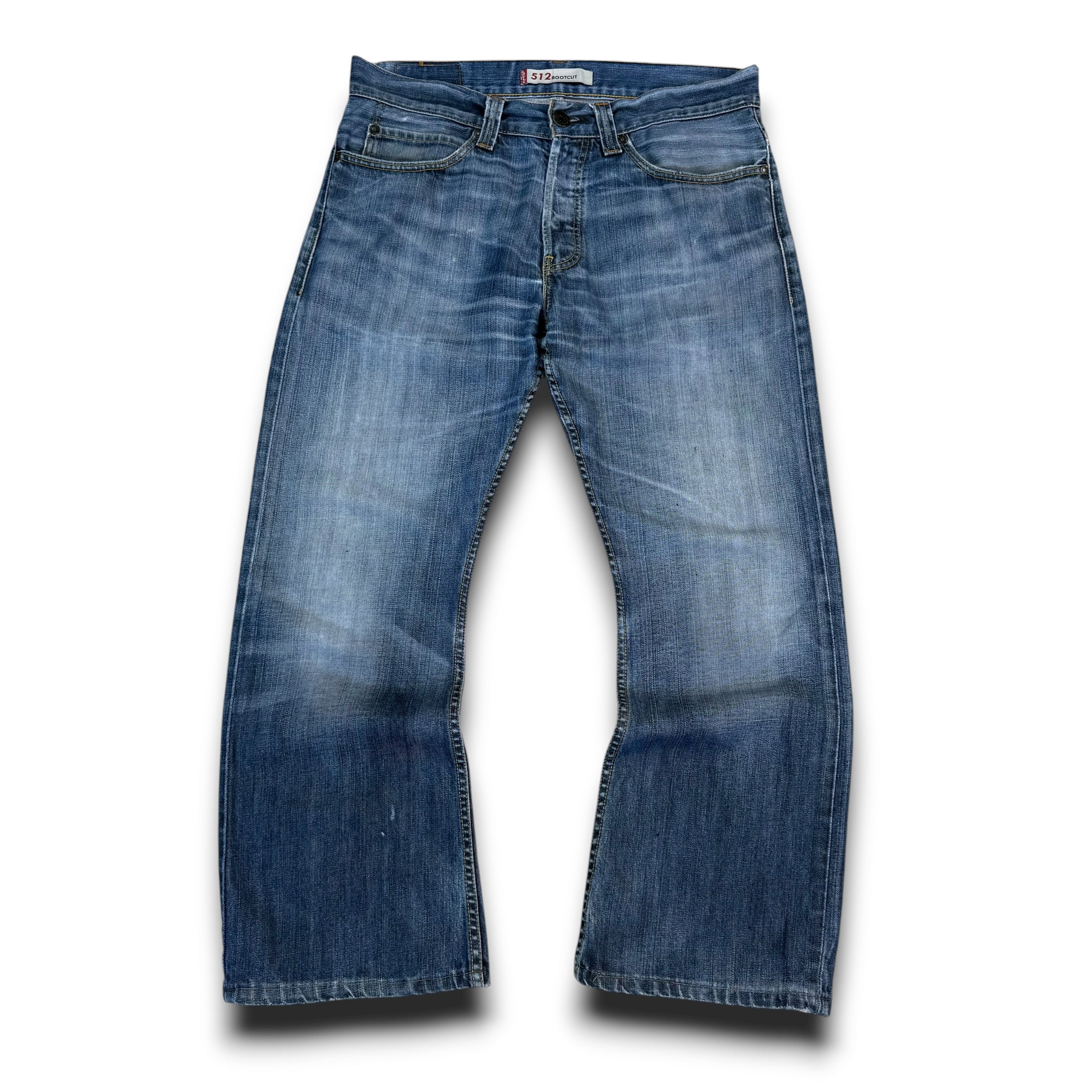 Levi's 512 2000's faded denim bootcut jeans (S)