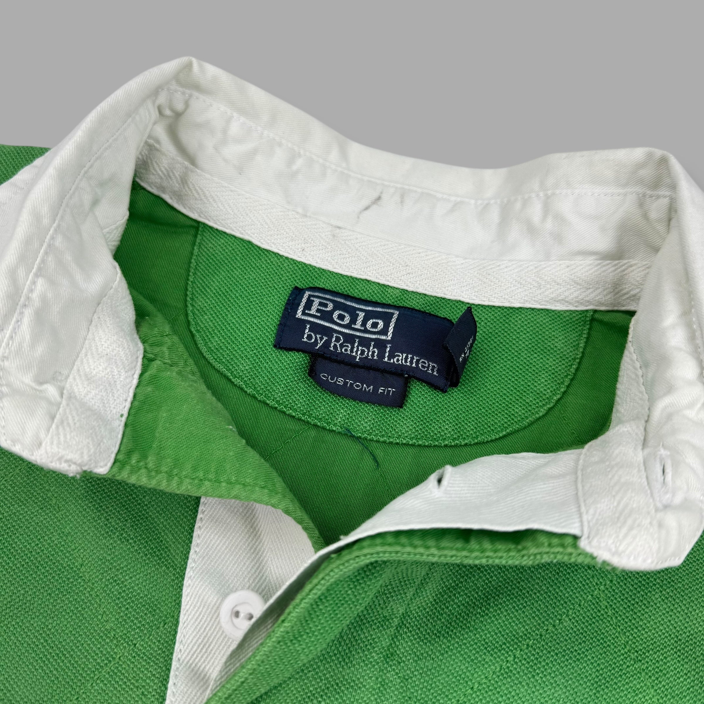 Ralph Lauren 2000's embroidered big pony rugby polo shirt (L)