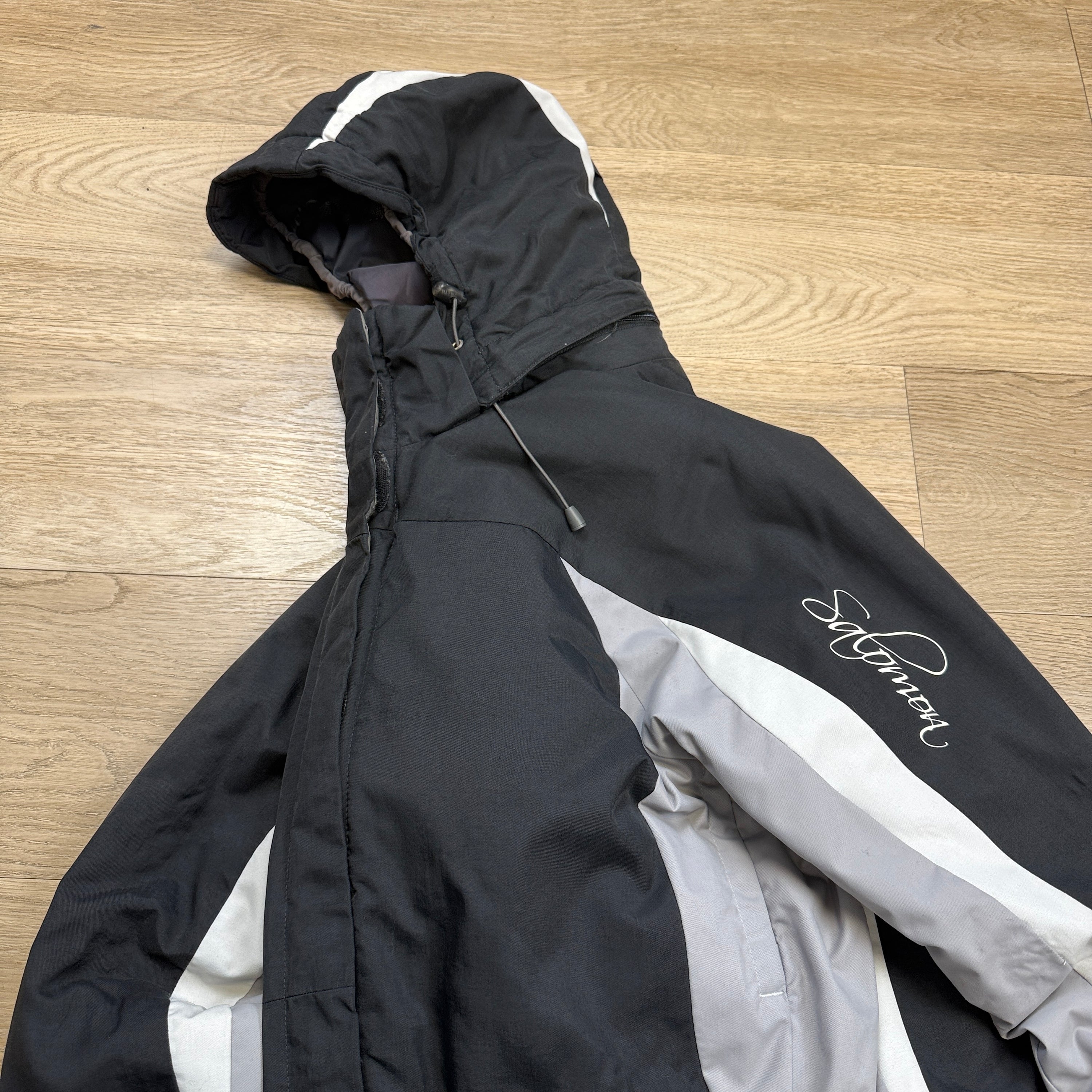 Salomon 2006 technical vented softshell panelled ski jacket (L) wms