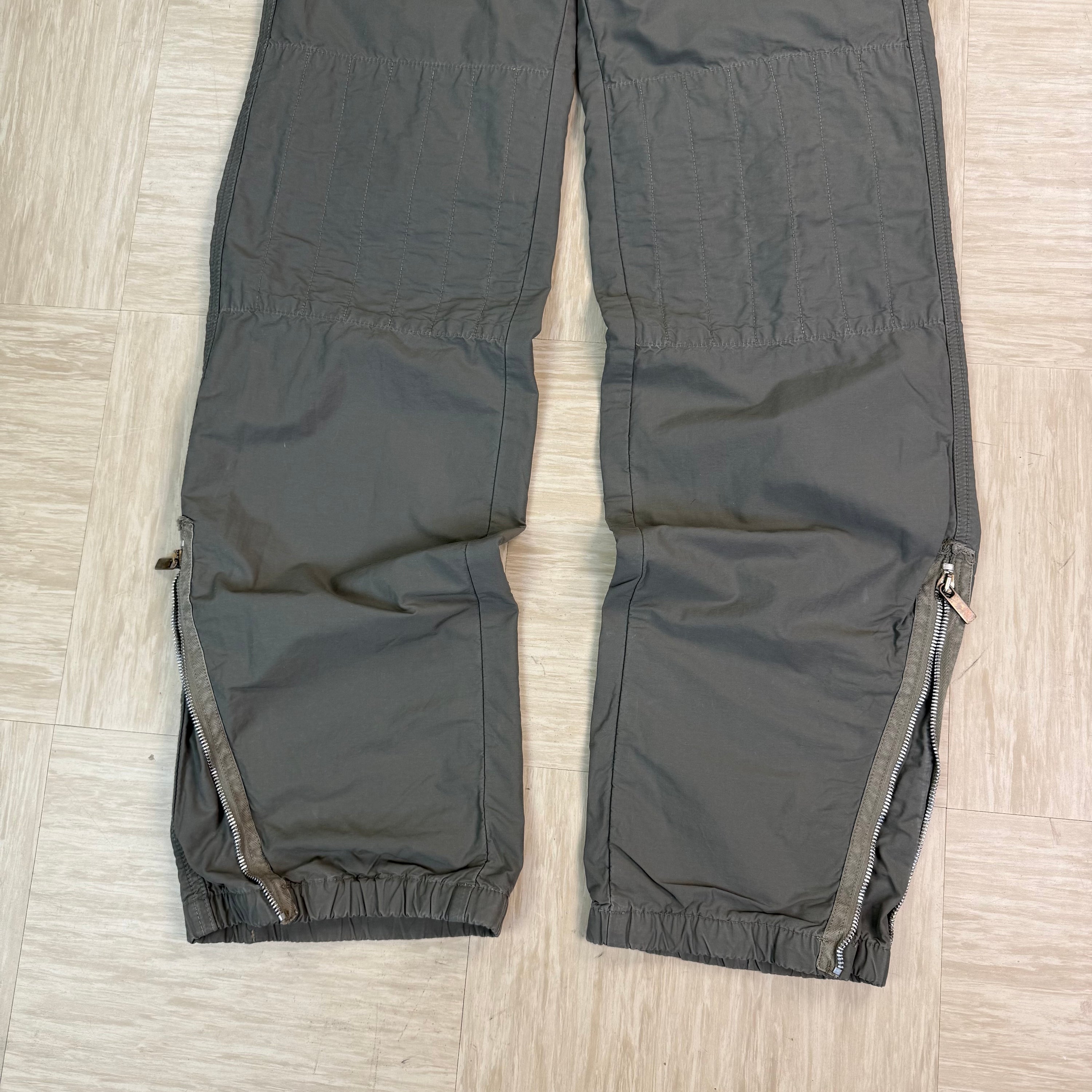 Diesel 2000's technical nylon baggy bottoms (S)