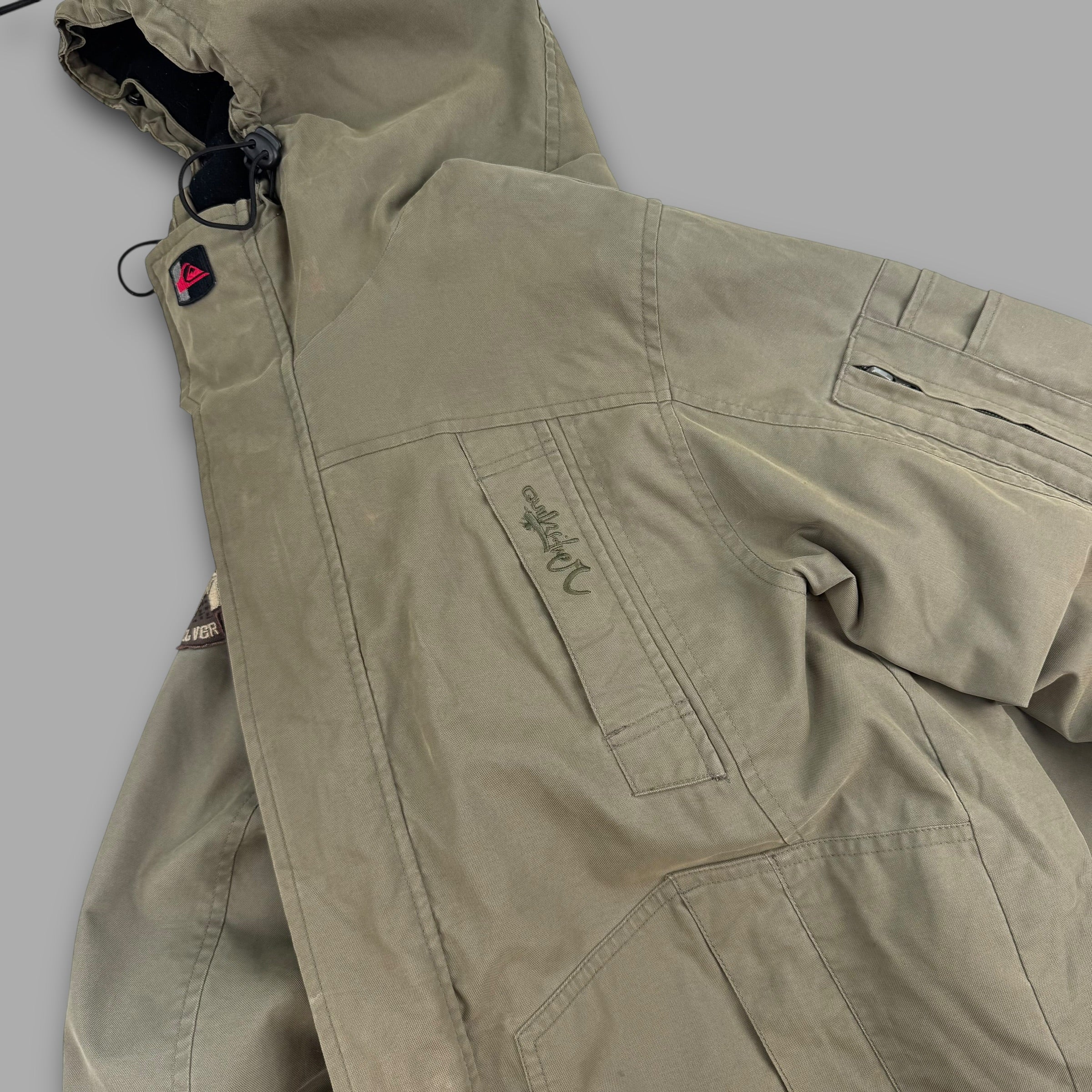 Quiksilver 2000's technical multi-pocket park jacket (S)