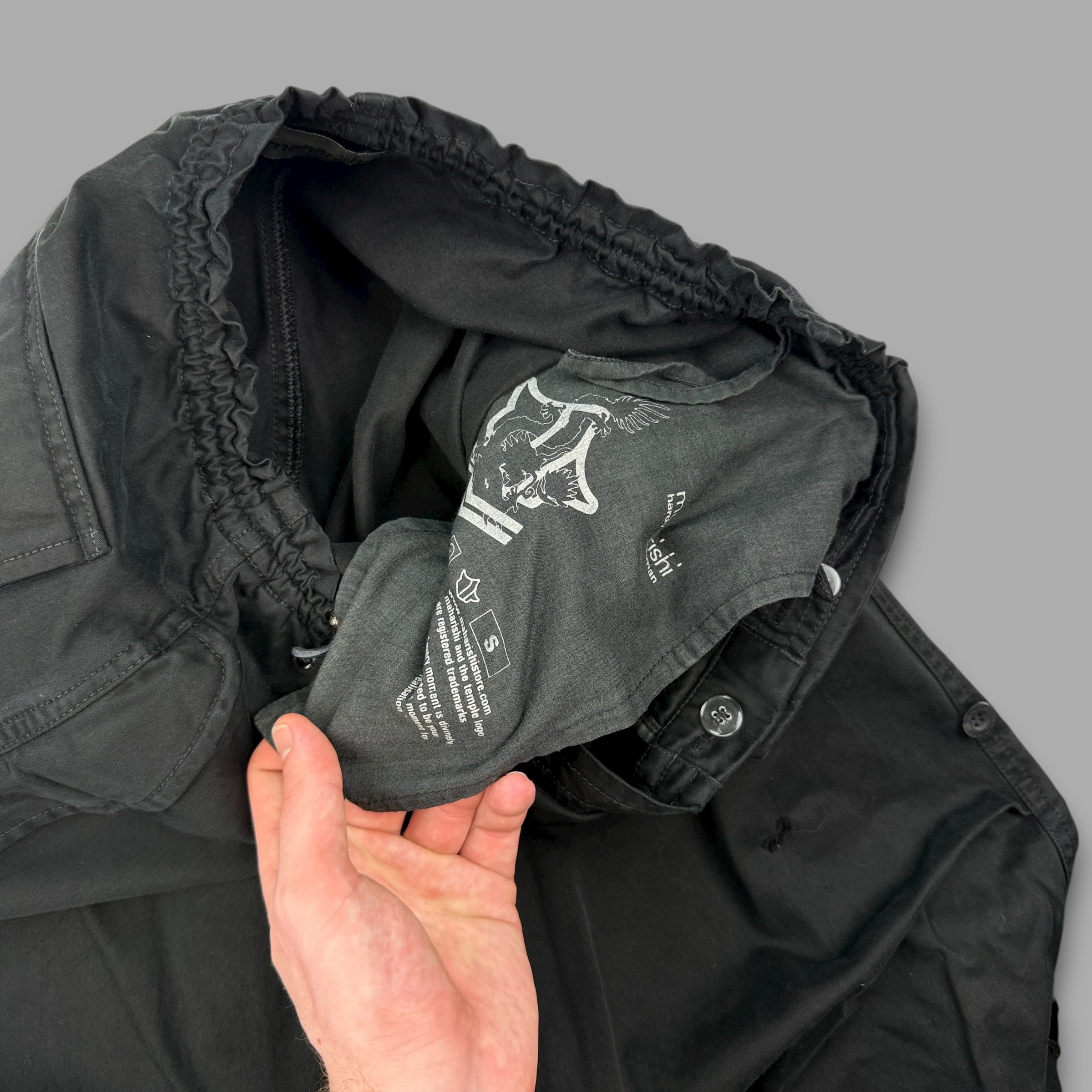 Maharishi 2000's baggy wide leg flight bottoms (S)