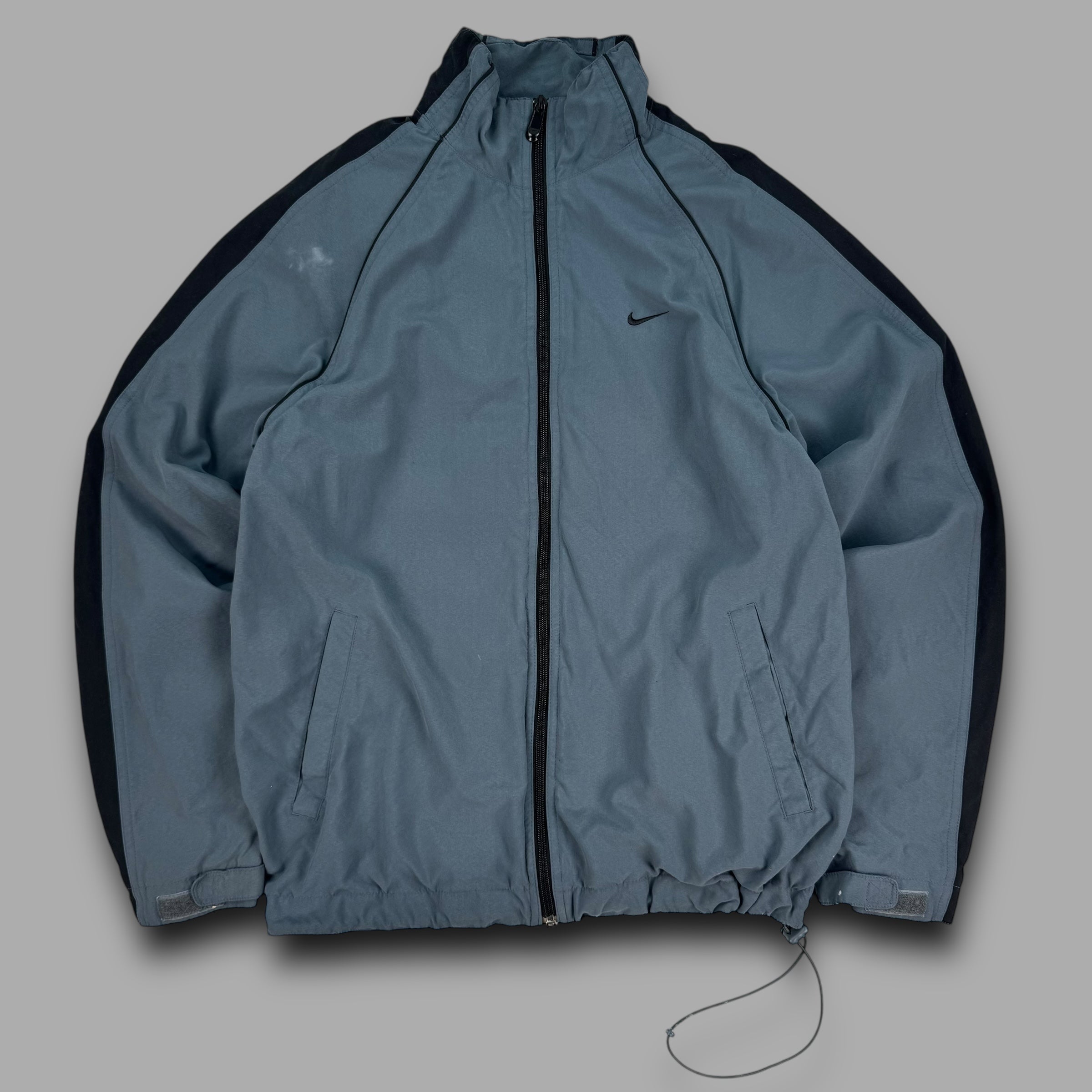 Nike 2000's technical pinstripe panelled track jacket (M)
