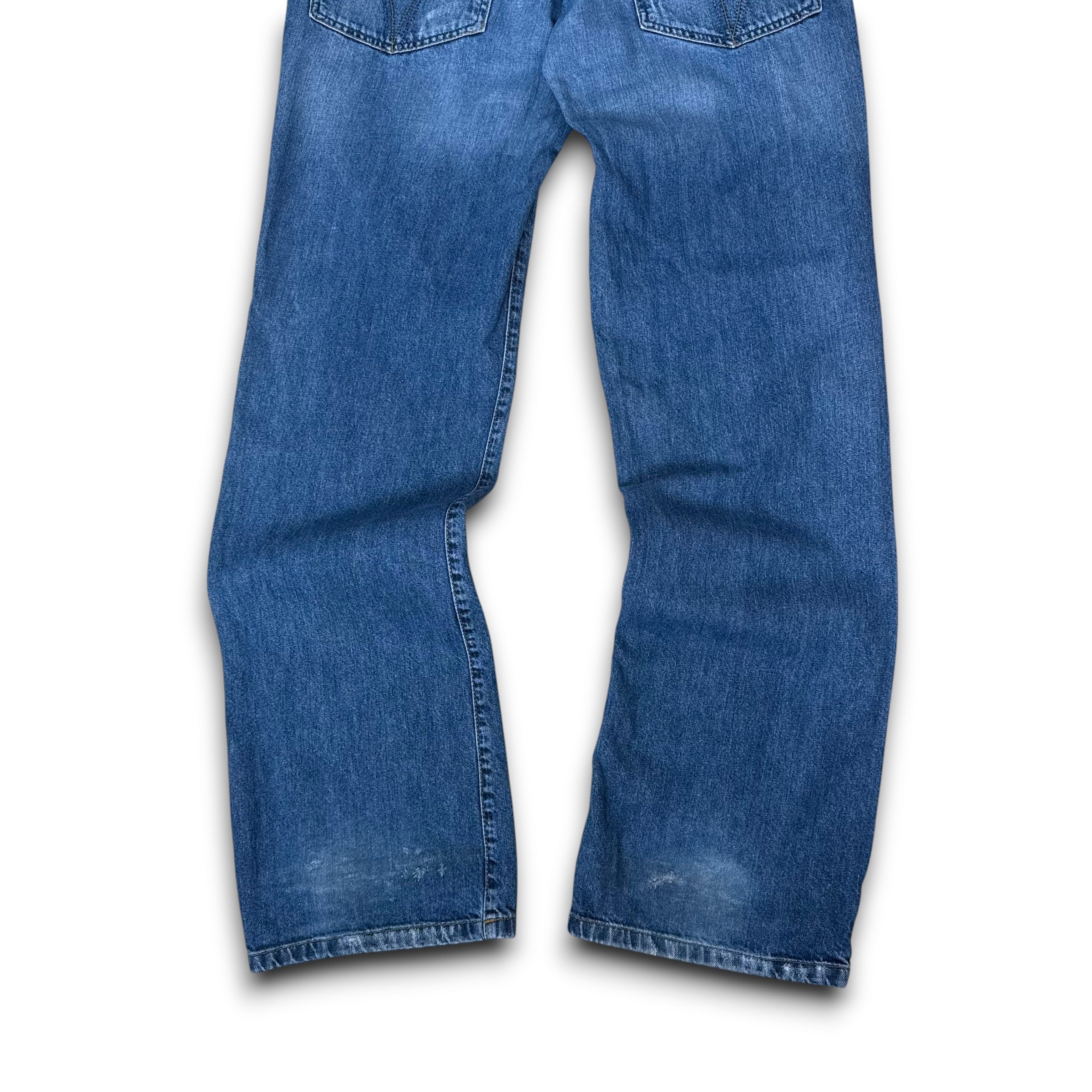 Dolce and gabbana 2000's low rise baggy straight leg denim jeans (M-L)