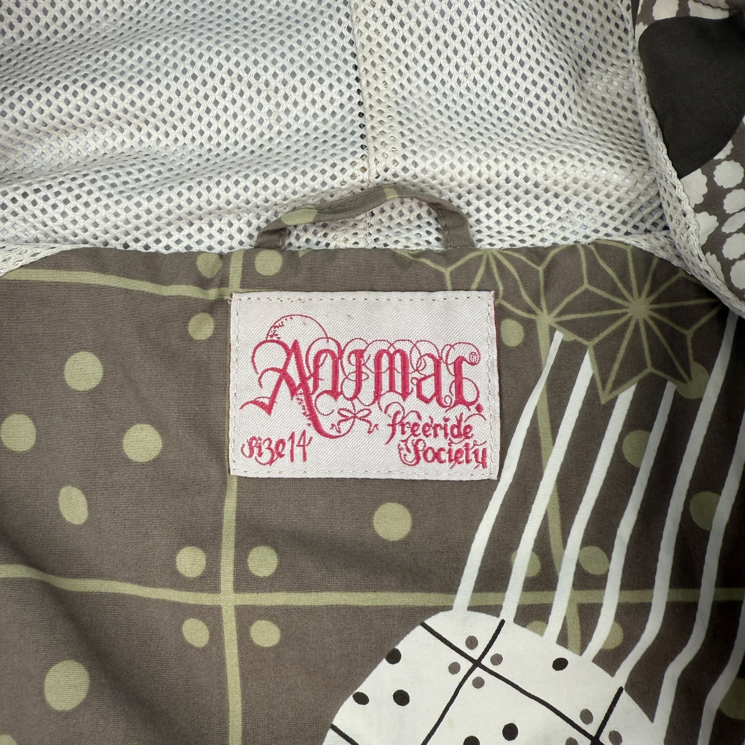 Animal 2000's technical zip-up monogram softshell (L) wms