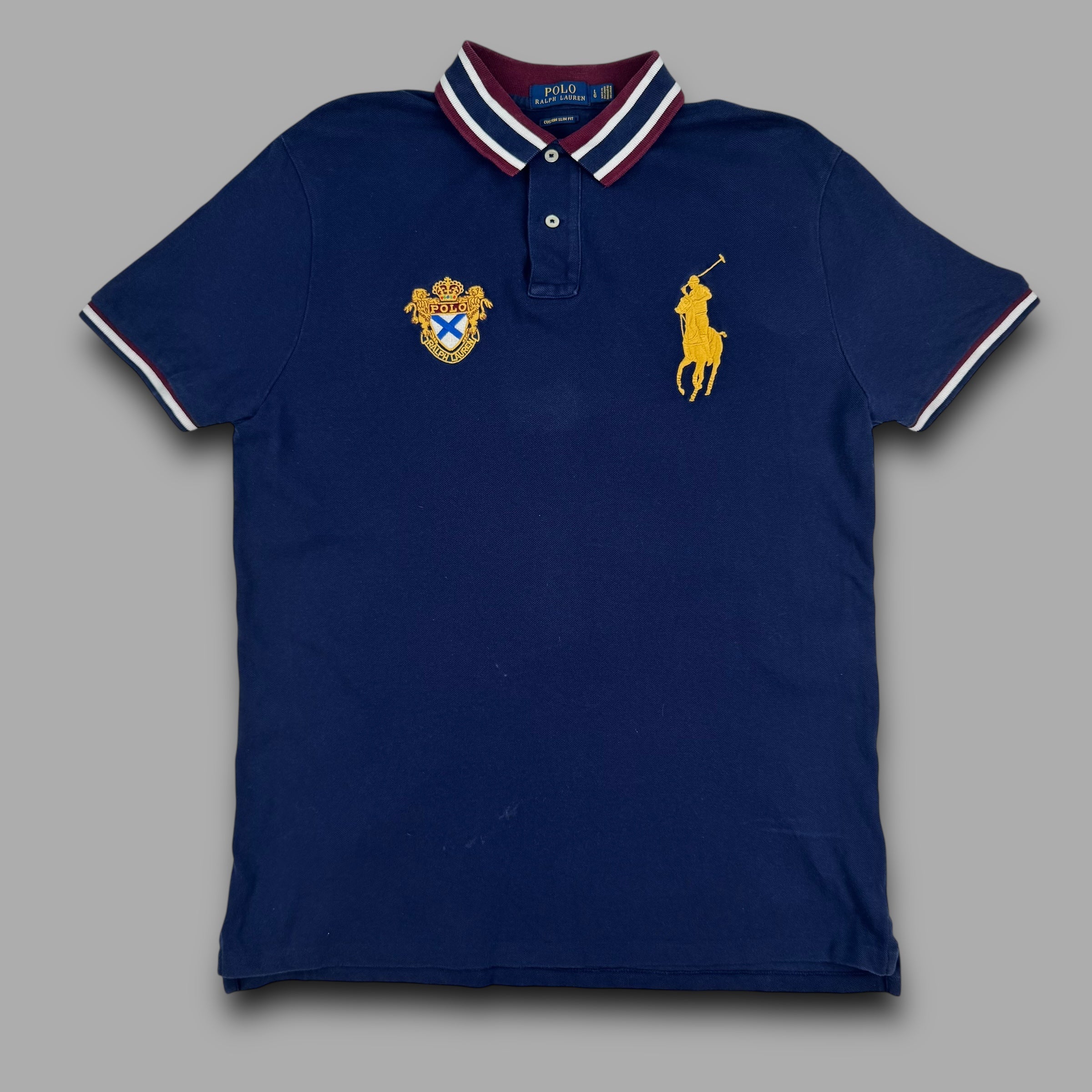 Ralph Lauren 2000's embroidered big pony polo shirt (L)