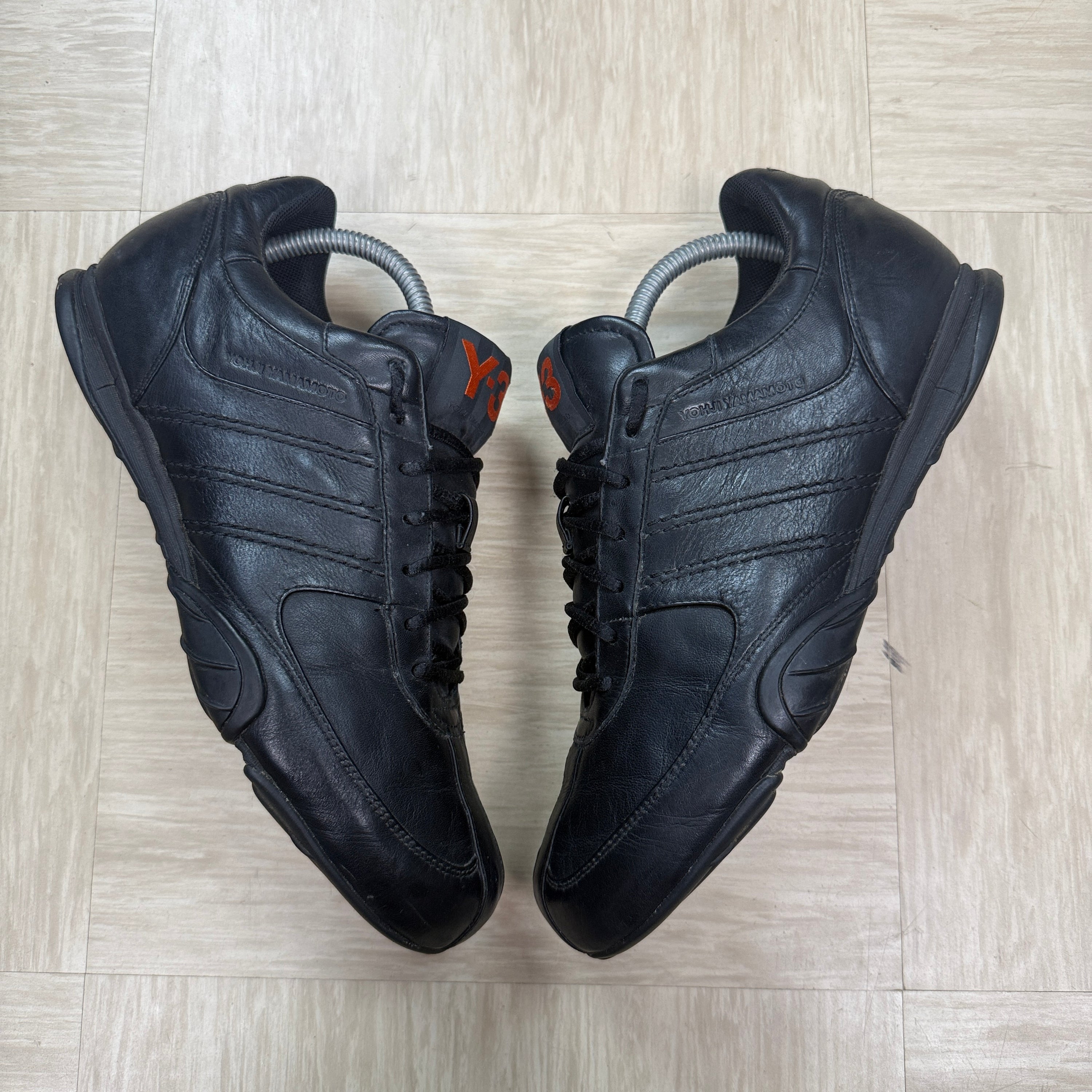 Adidas x yohji yamamoto 2006 leather lace up field trainers (UK7.5)