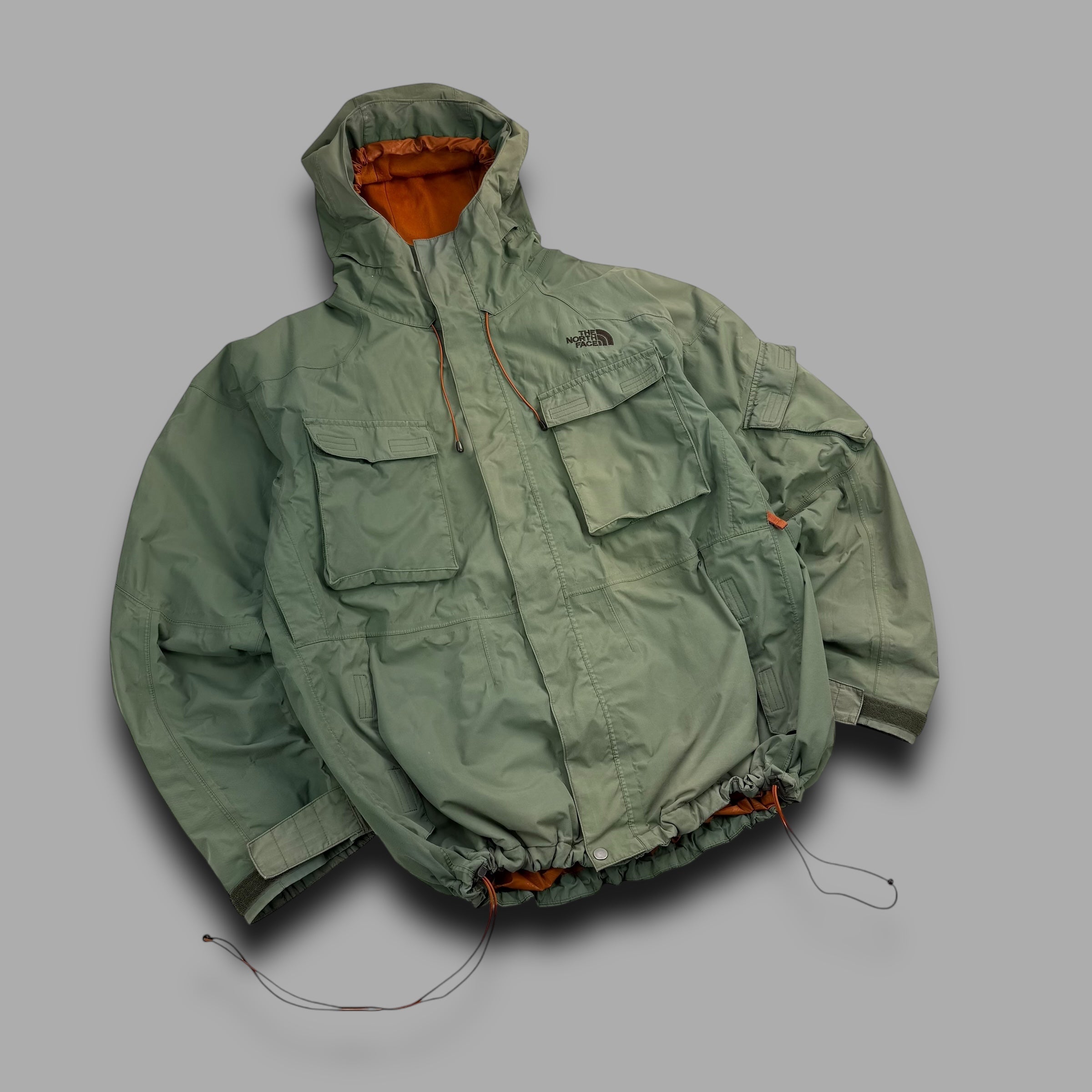 The north face 2007 technical panelled multi-pocket ski jacket (L)