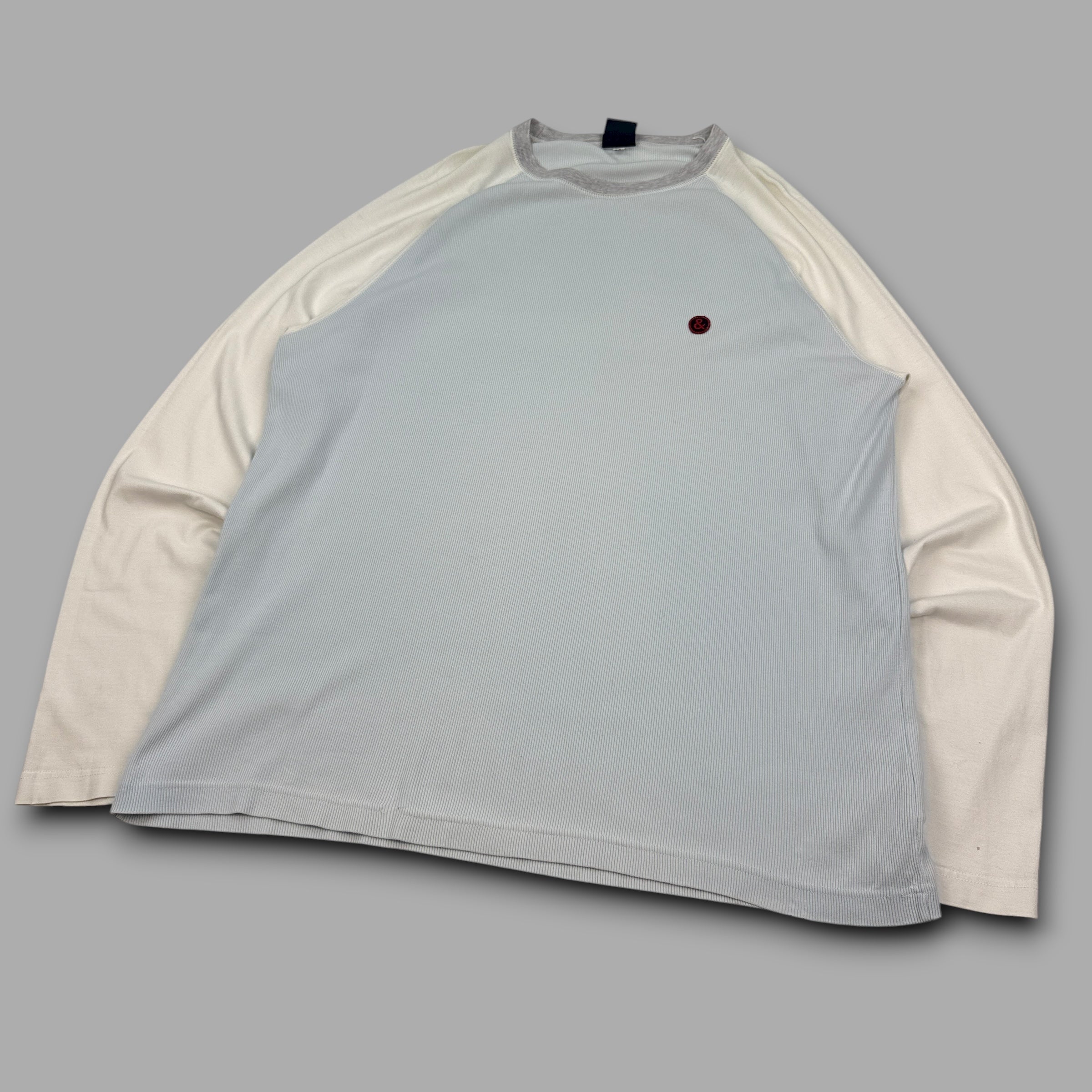 Dolce & gabanna 2000's pullover ribbed long sleeve tee (XL)