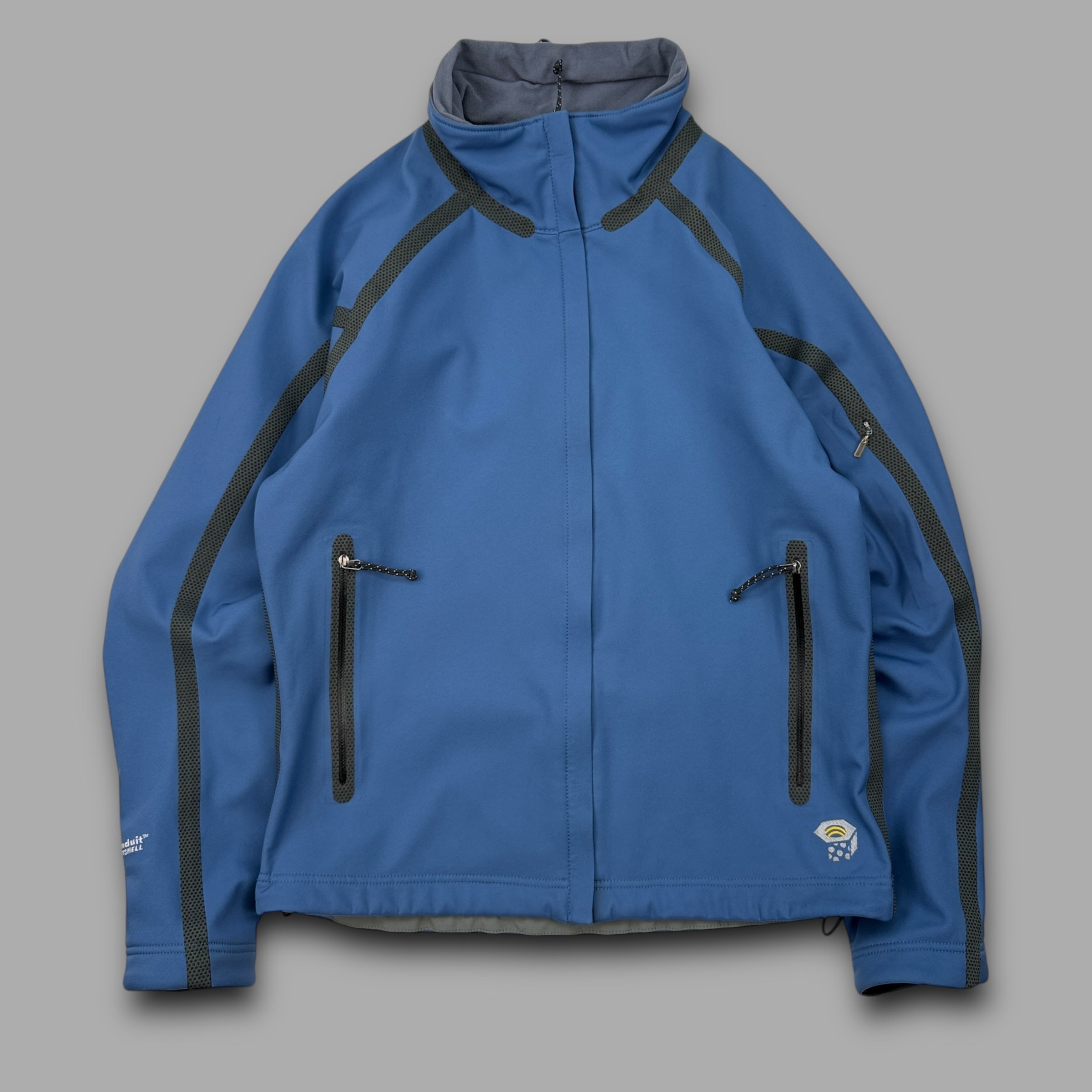 Mountain hardwear 2000's technical taped seams conduit softshell jacket (S)