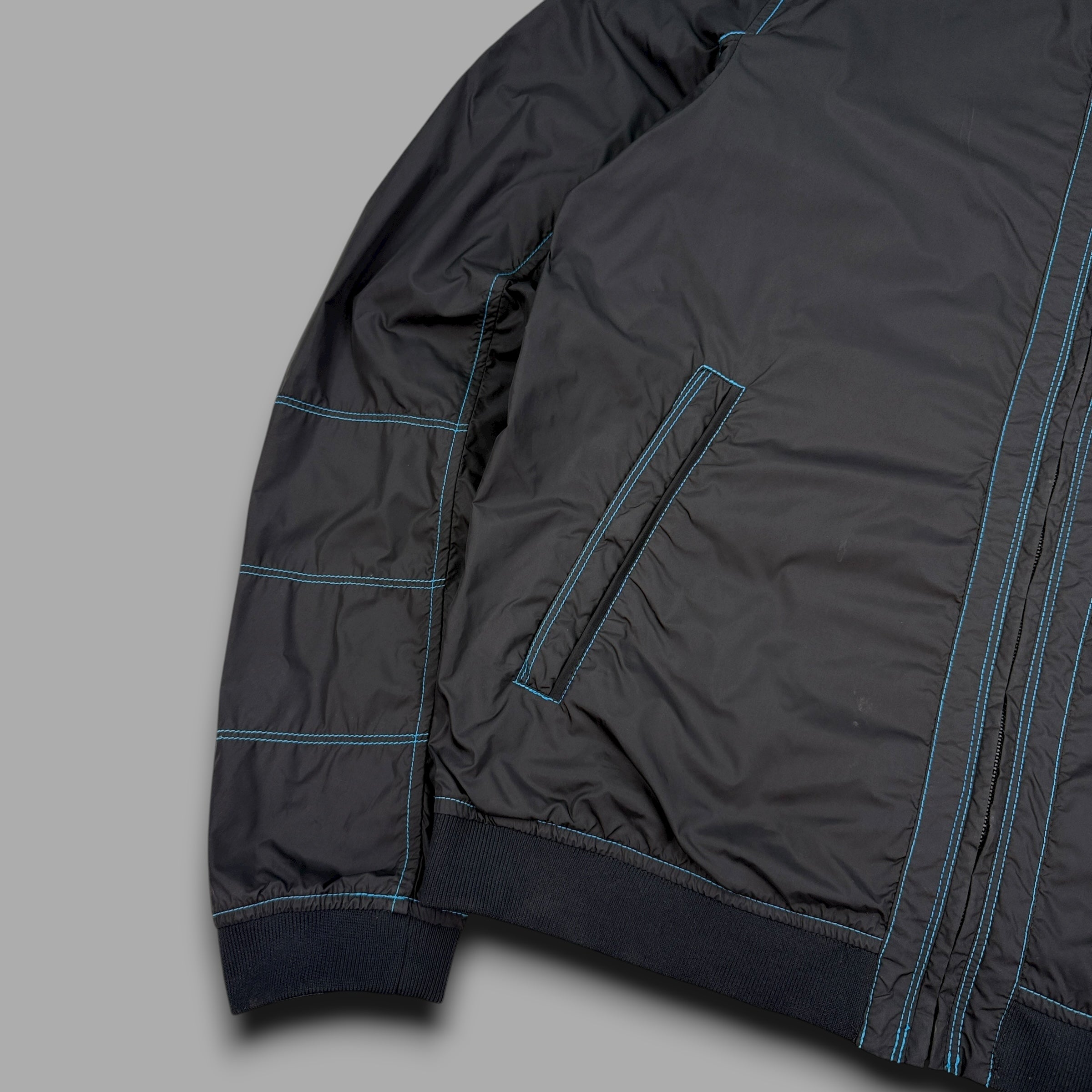 Diesel 2000's technical contrast stitch nylon coach jacket (L)