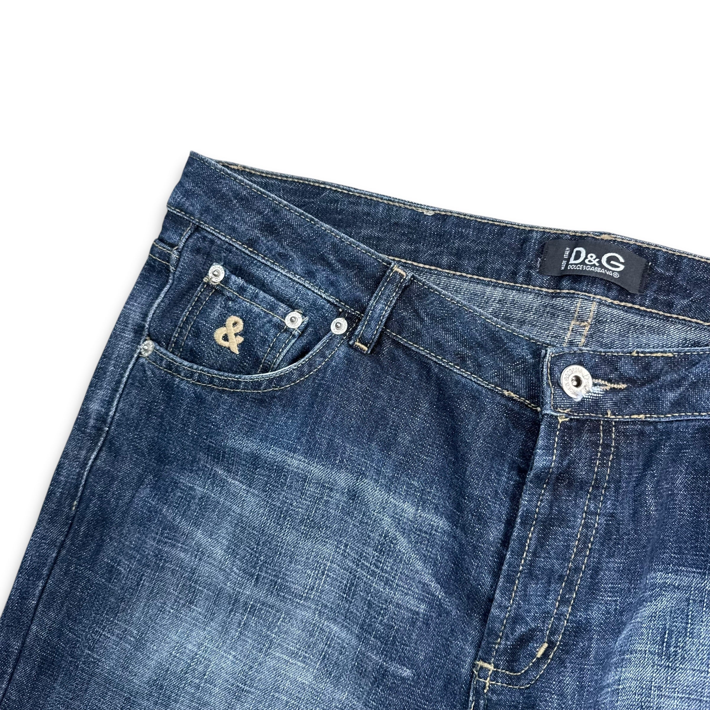 Dolce and gabbana 2000's relaxed denim bootcut jeans (M-L)