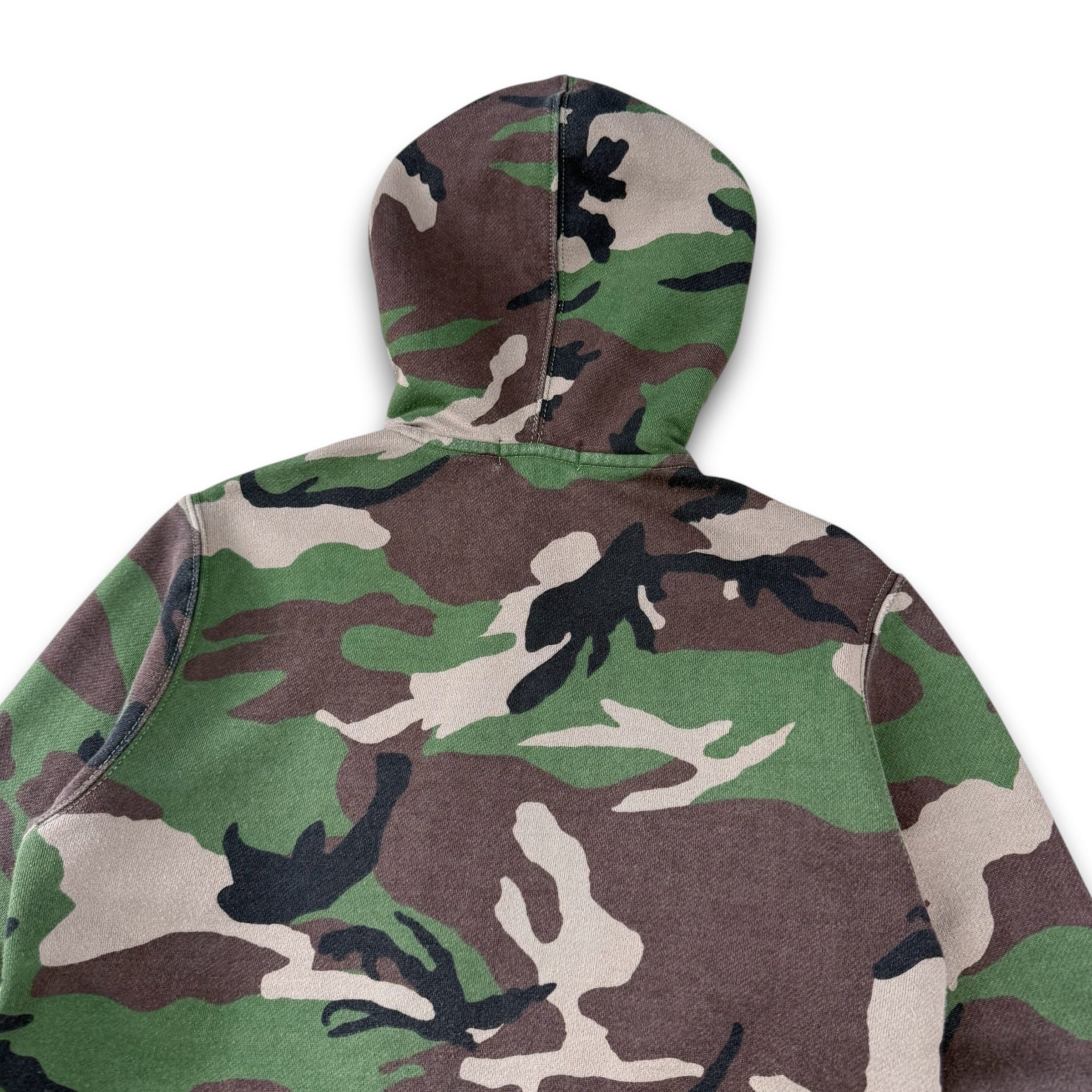 Ralph Lauren 2000's fitted zip up camo hoodie (XS)