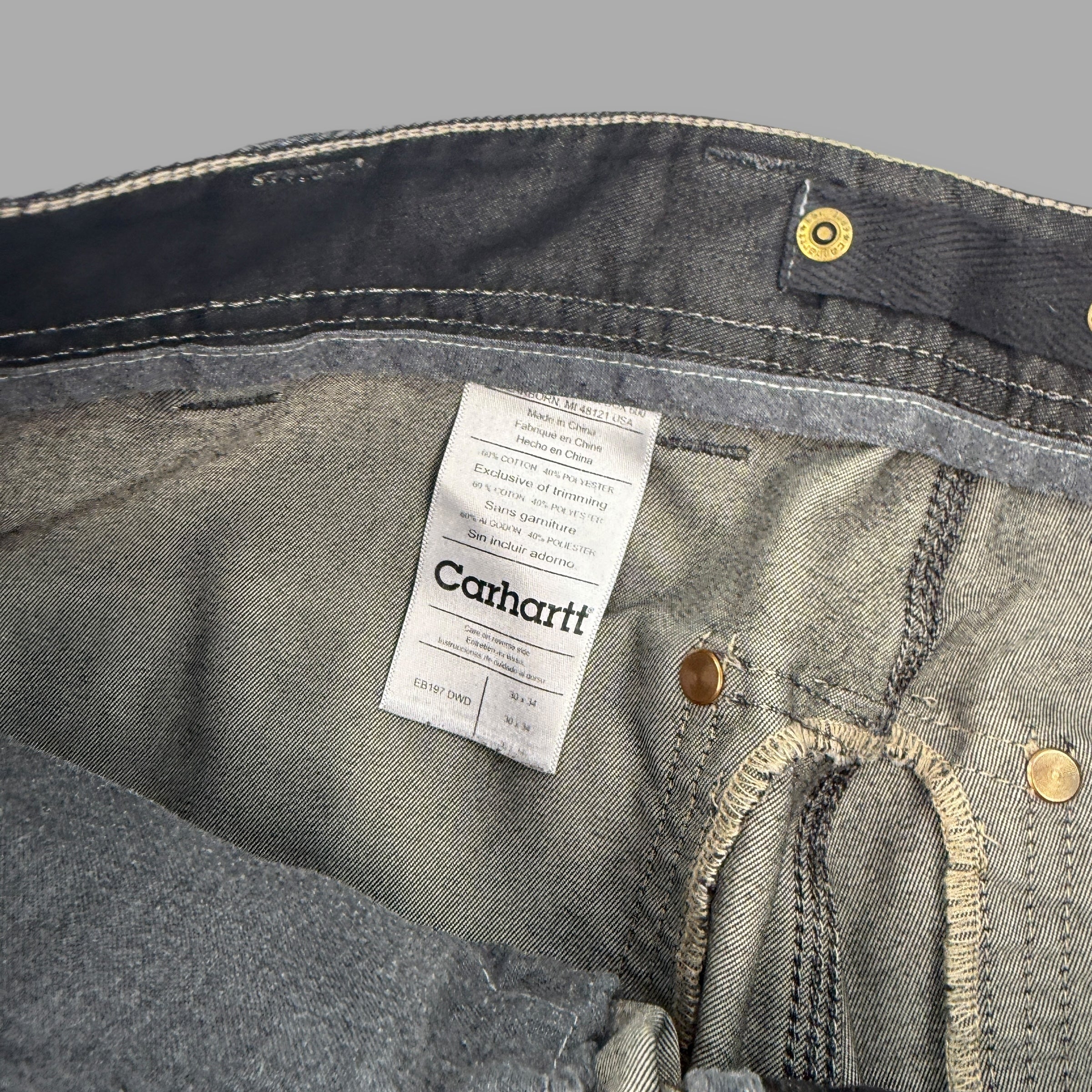 Carhartt 2000's straight leg technical workwear trousers (S-M)