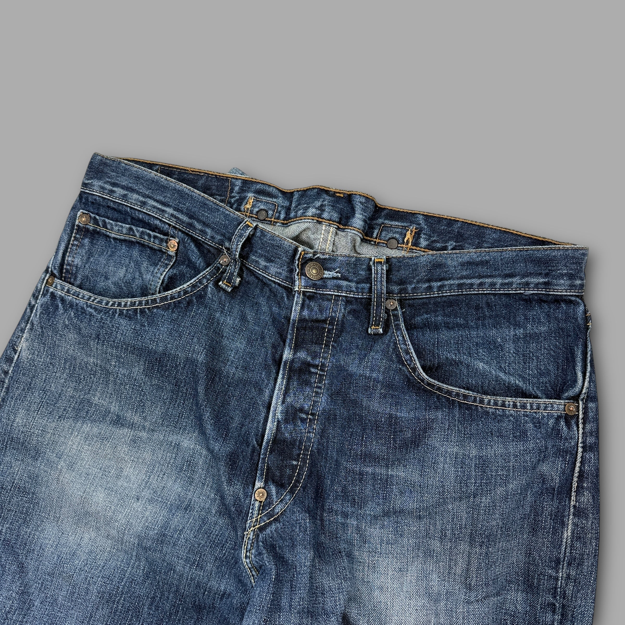 Levi's 542 denim bootcut jeans (L)