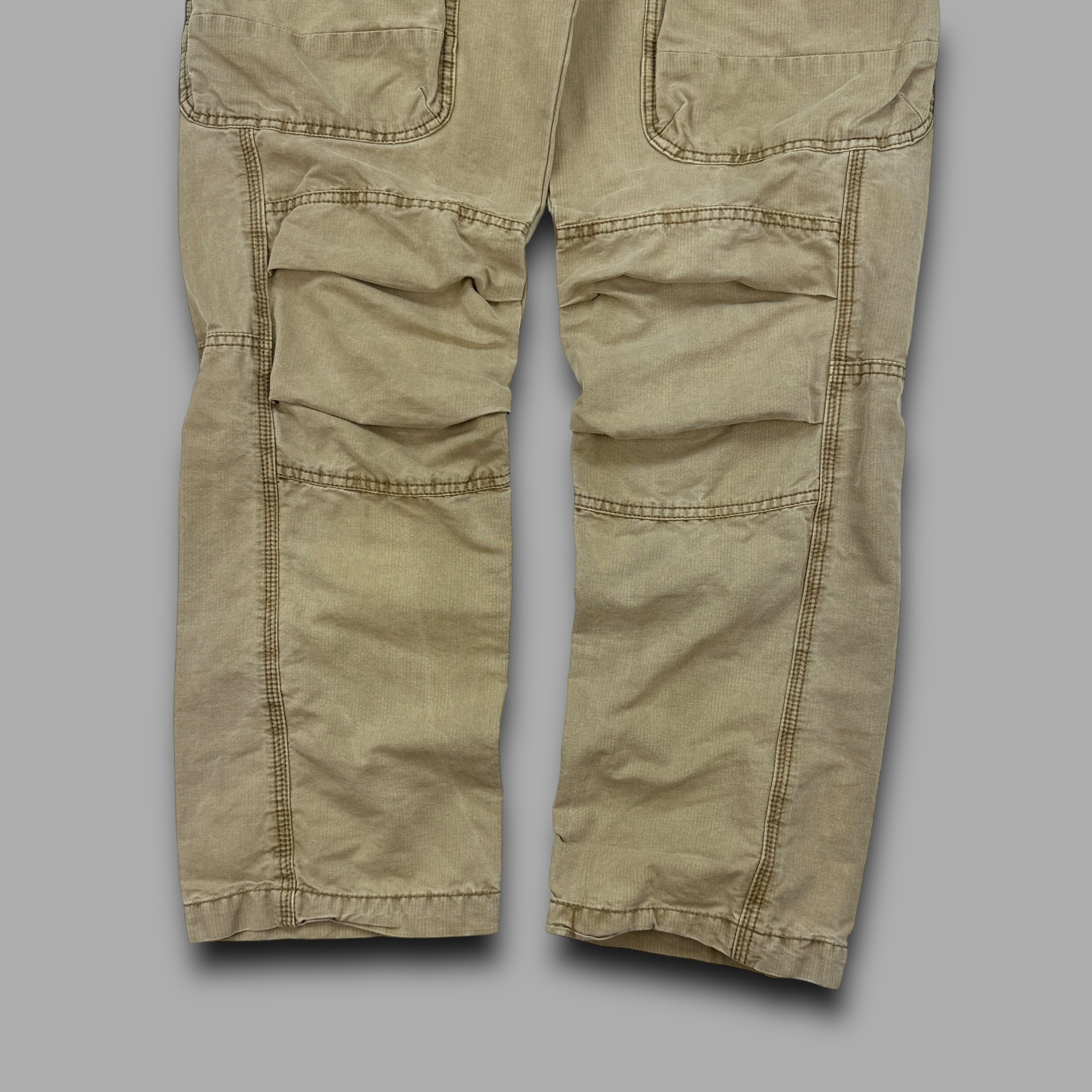 Lee 2000's contrast stitch straight leg cargo trousers (S)