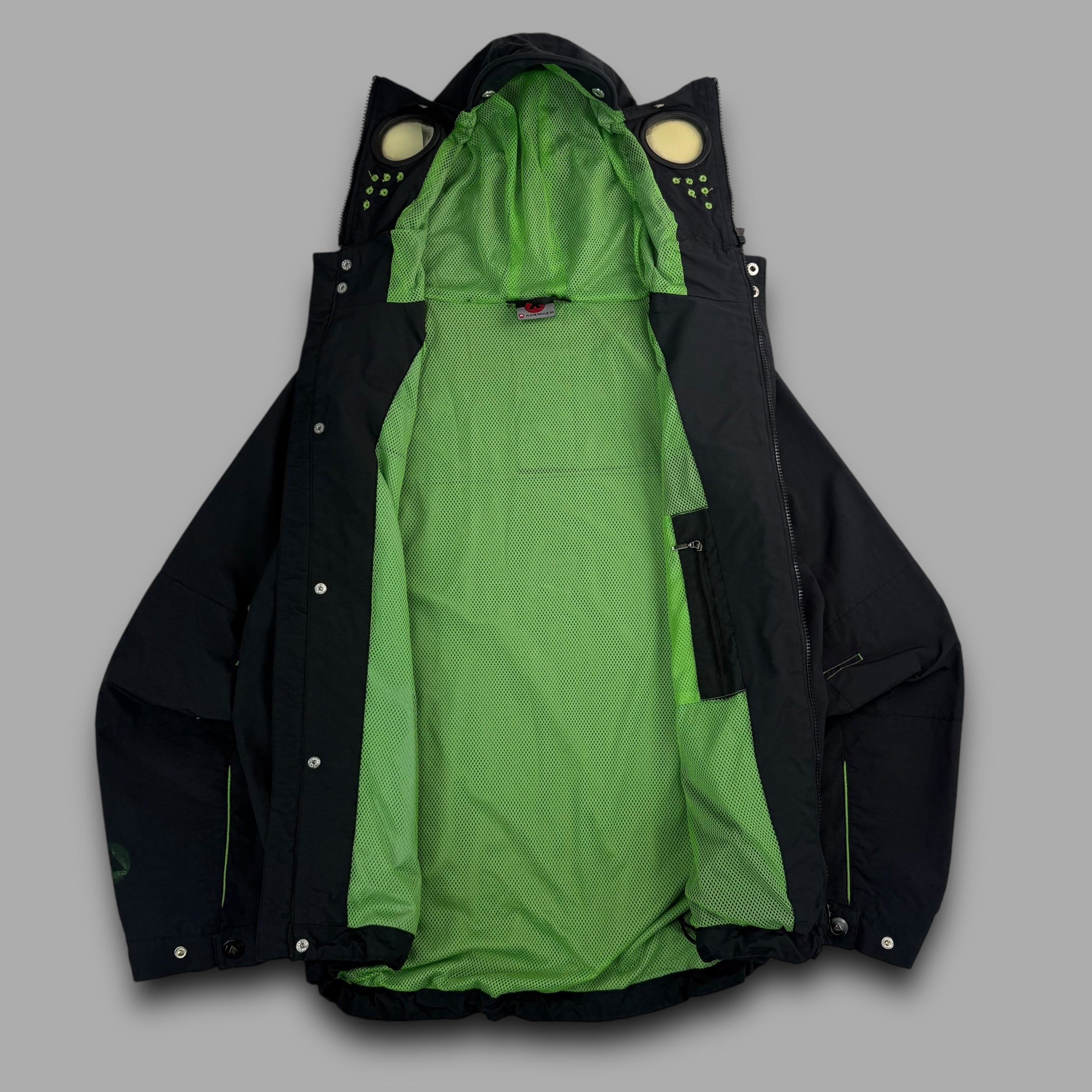 Airwalk 2000's technical google shell jacket (L)