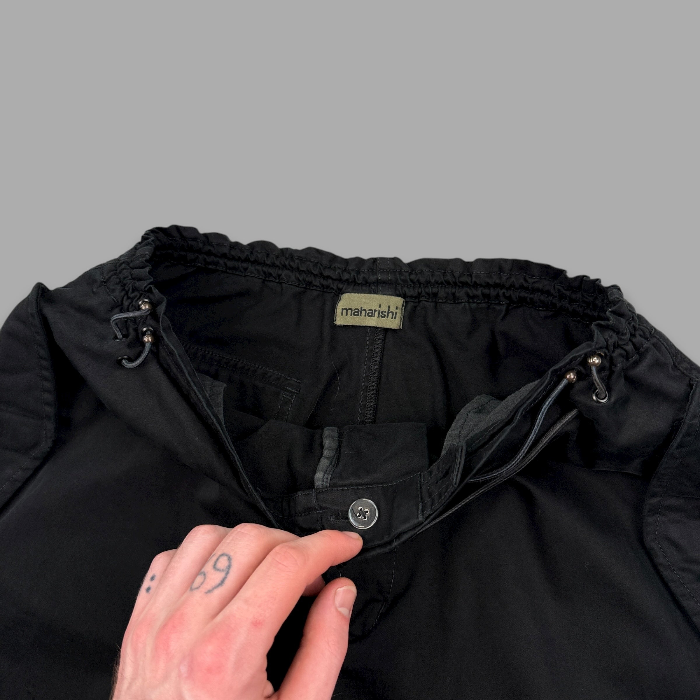 Maharishi 2000's baggy wide leg flight bottoms (S)