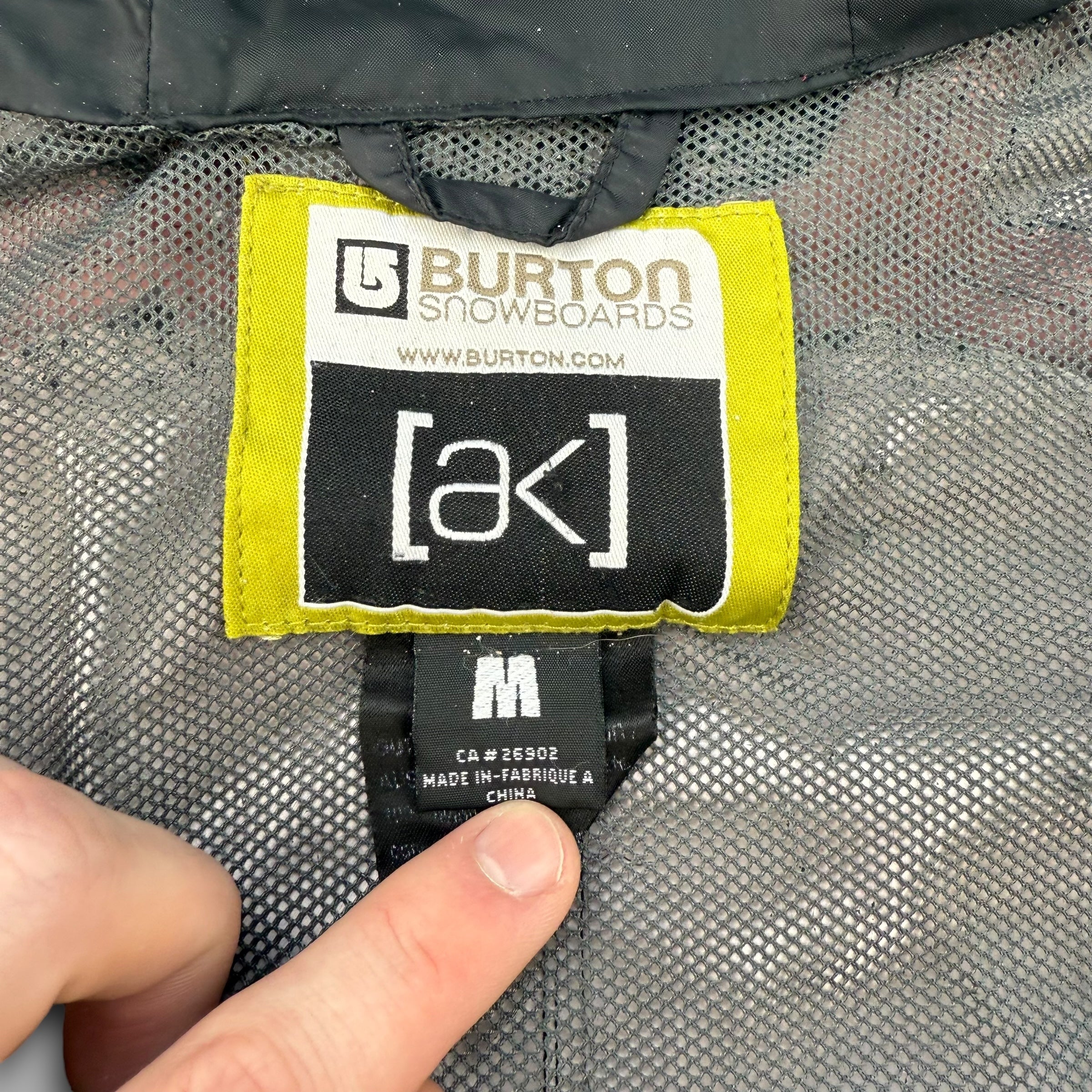 Burton AK 2000's technical softshell ski jacket (M)