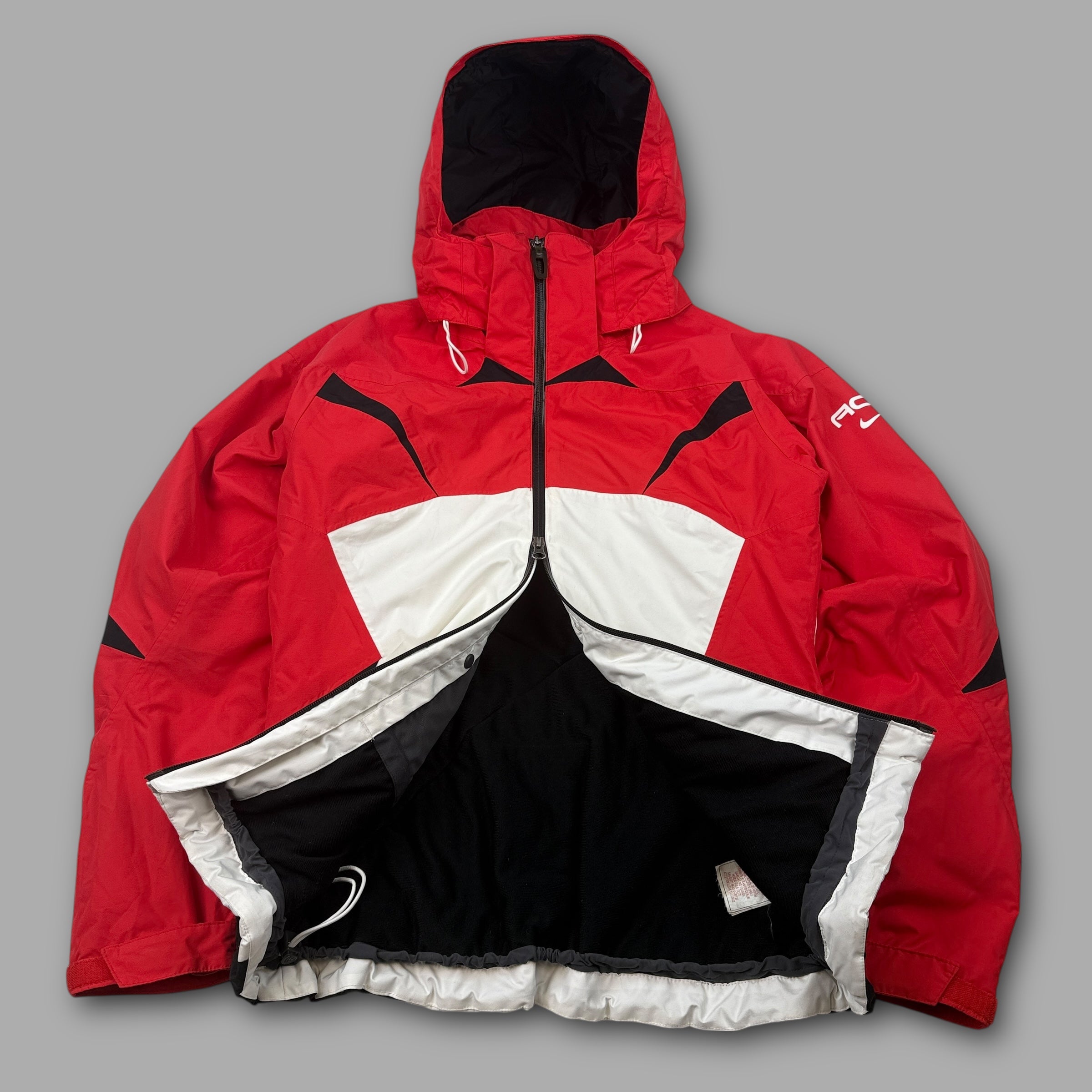 Nike ACG 2000's technical panelled softshell ski jacket (XL) wms