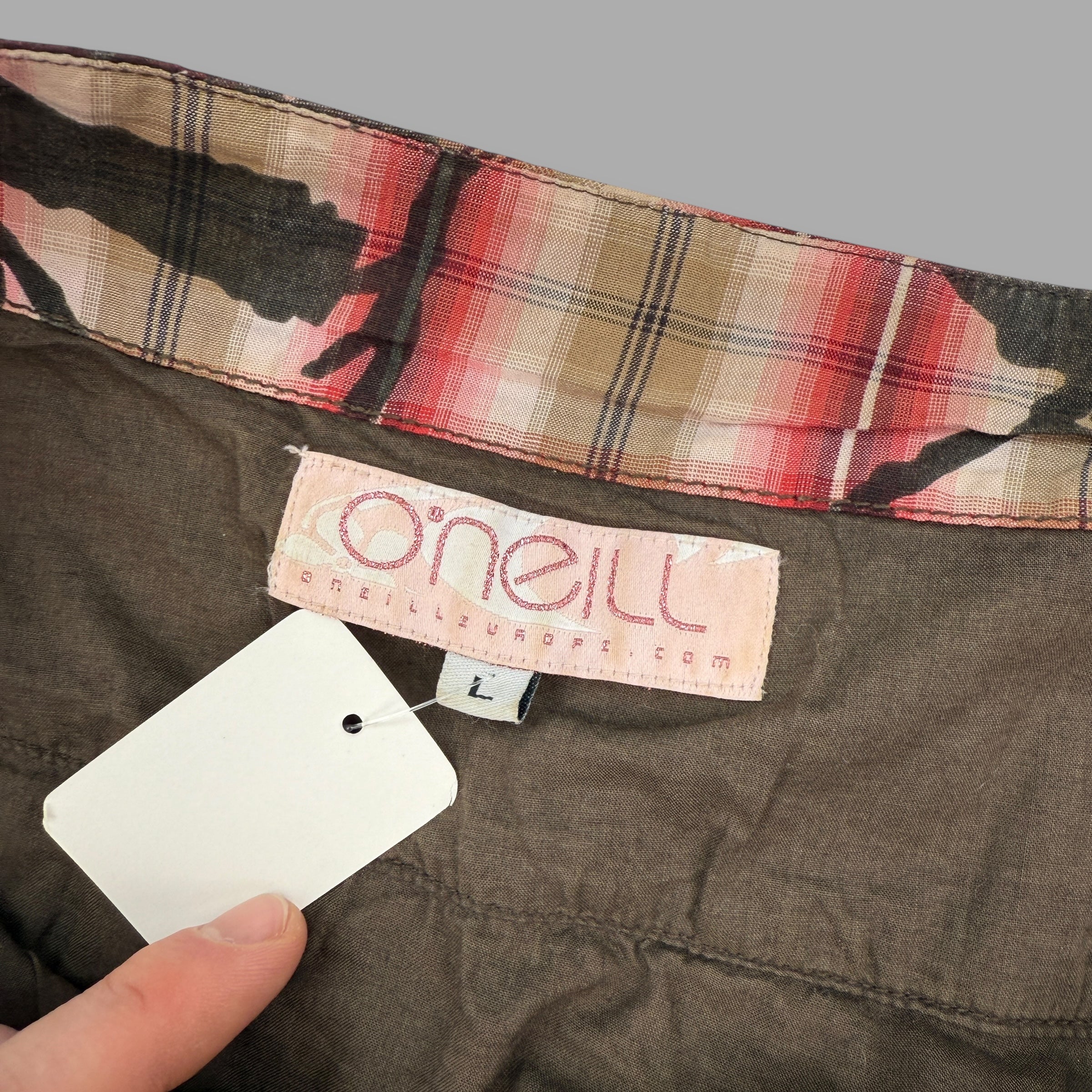 O'Neill 2000's plaid multi-layered midi skirt (XL) wms