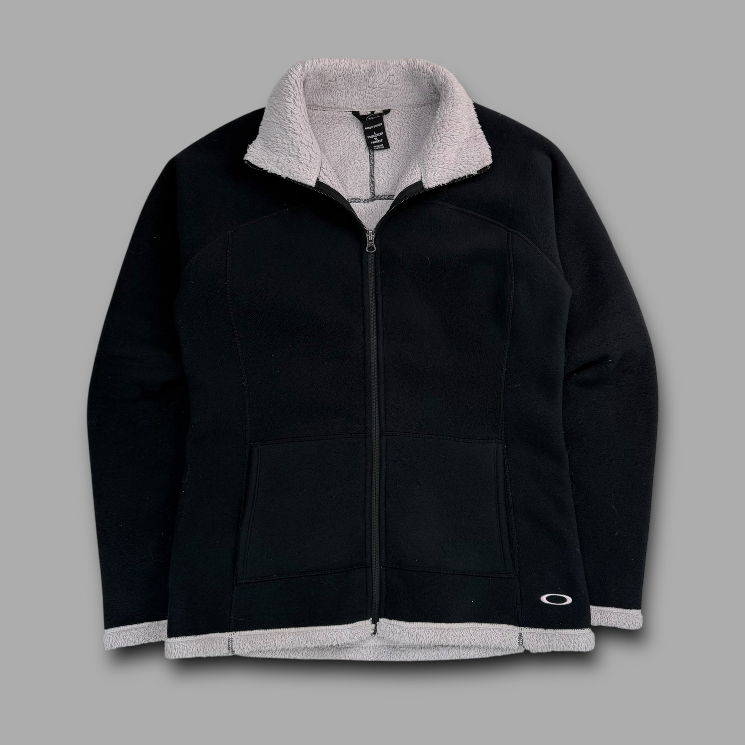 Oakley 2011 panelled mid layer fleece (L) wms