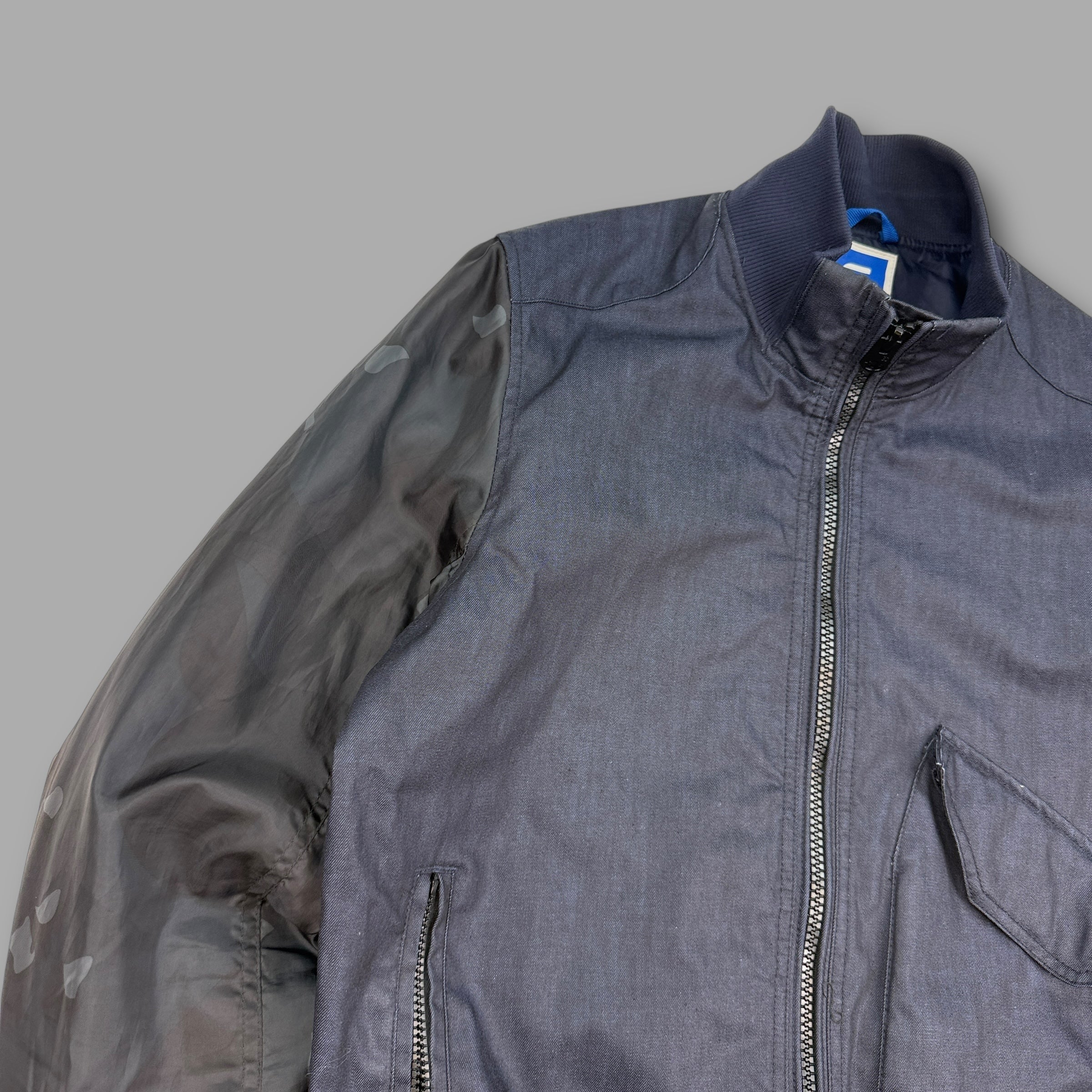 Gstar RAW 2000's technical zip-up hybrid jacket (L)