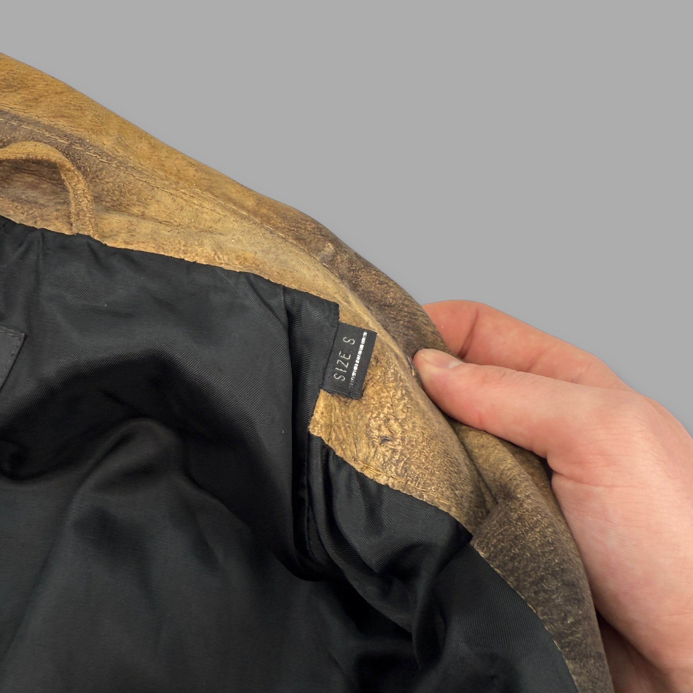 Diesel 2000's leather lambskin asymmetrical zip biker jacket (S) wms