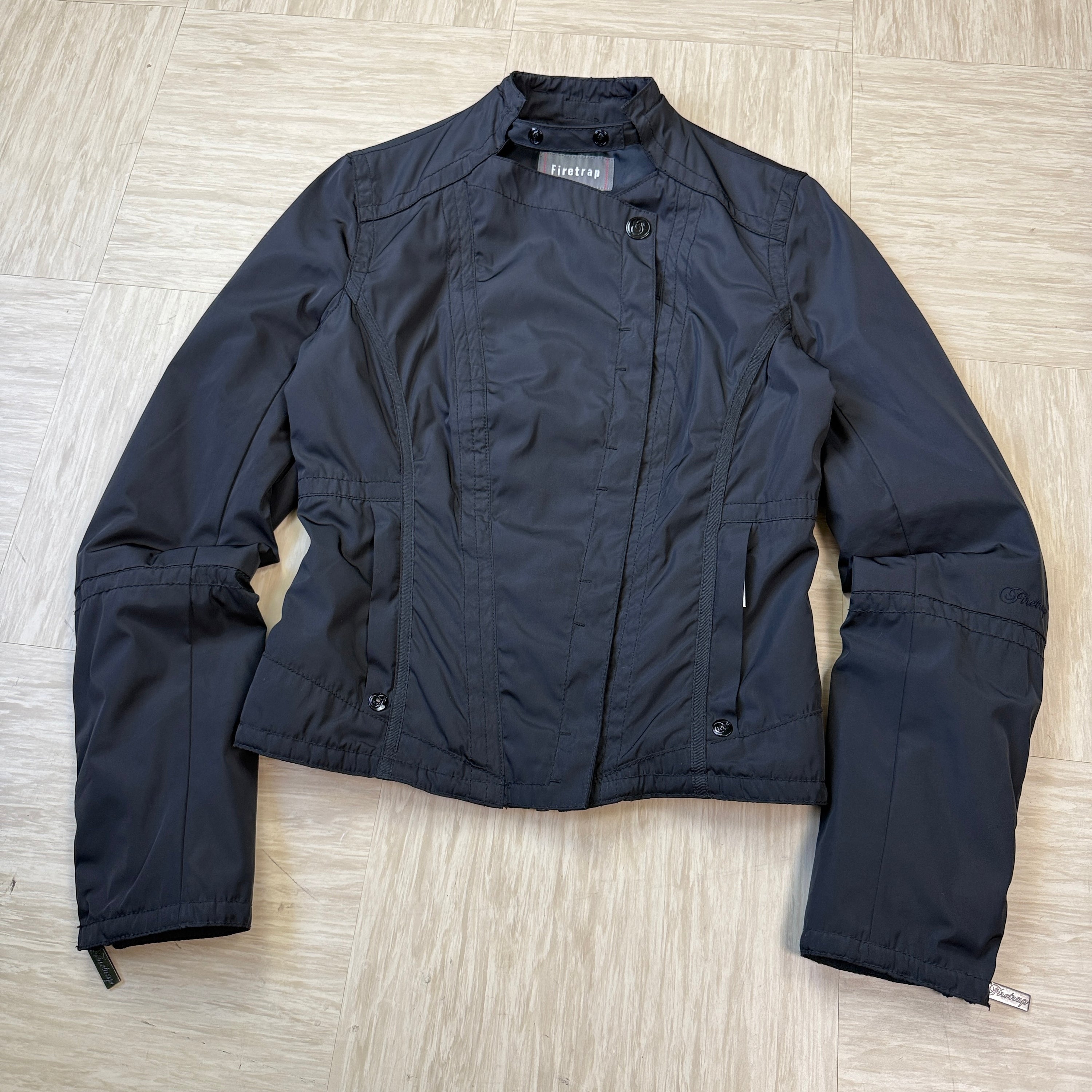 Firetrap 2000's technical high neck fitted cropped jacket (S) wms