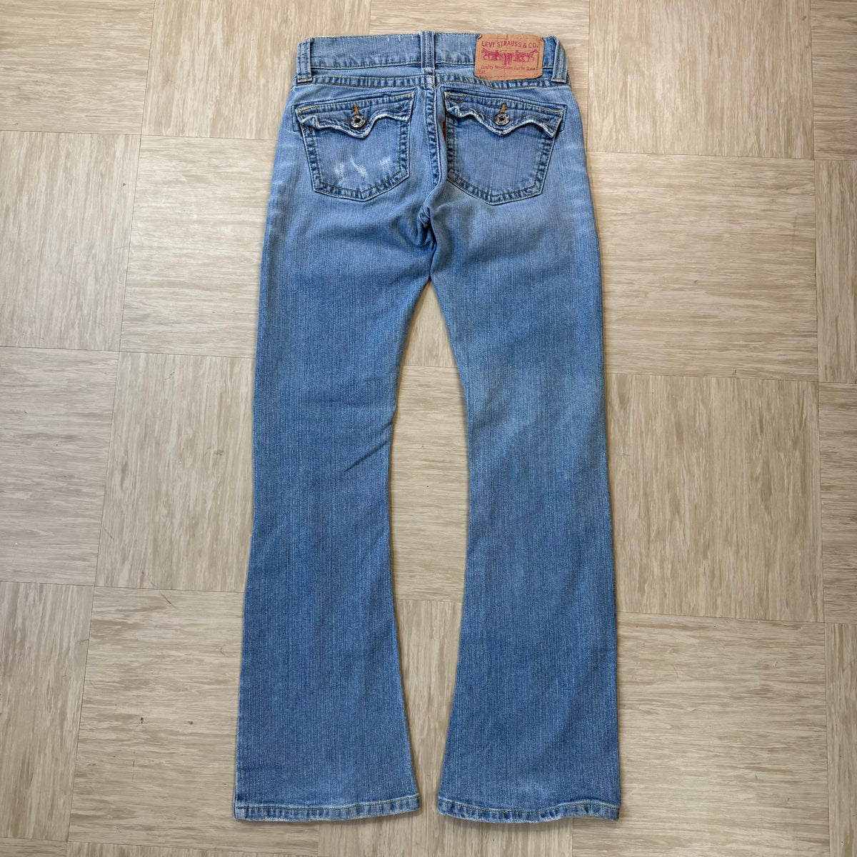 Levi 527 2000's slouch flare denim jeans (S)