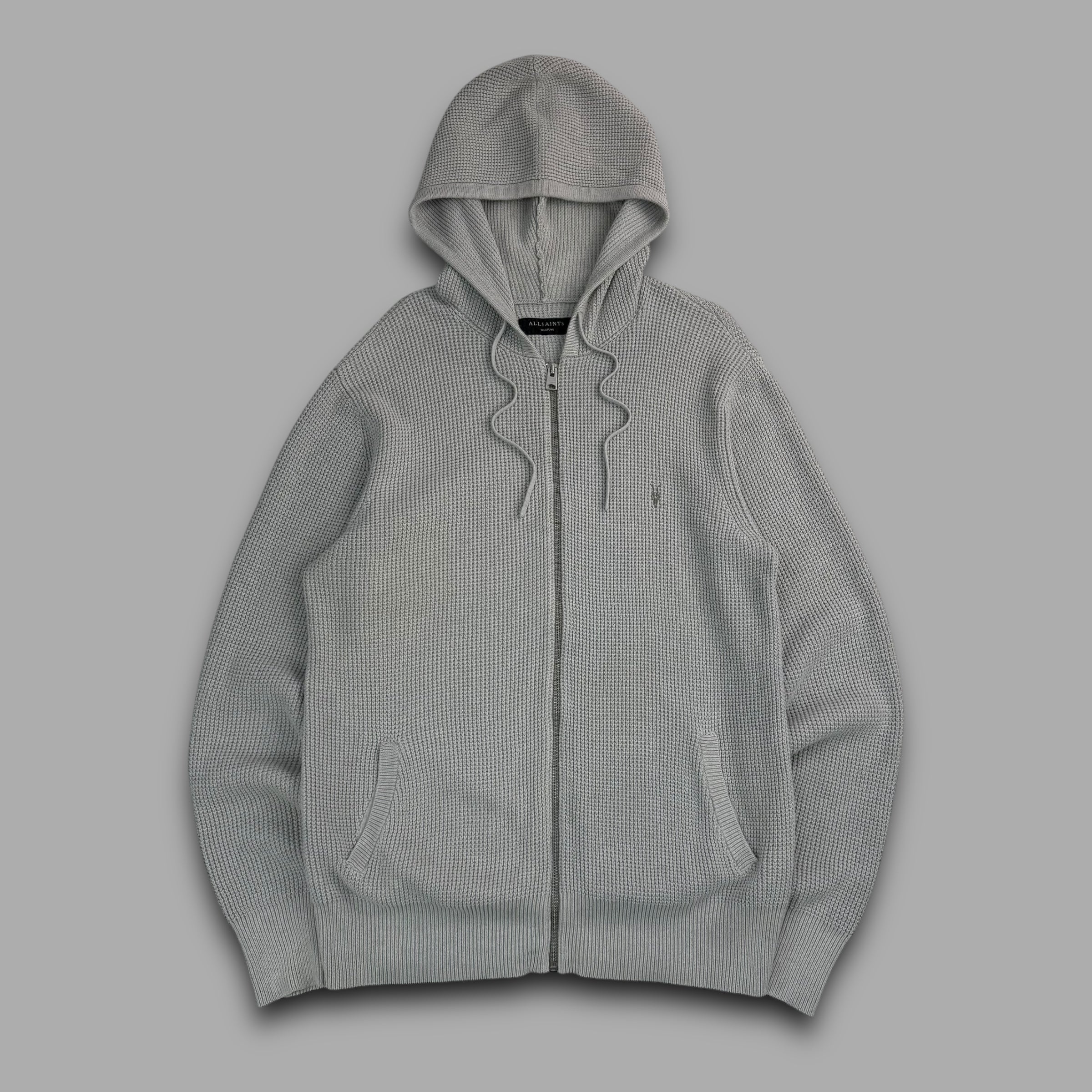 All saints 2000's knit trias hoodie (M)