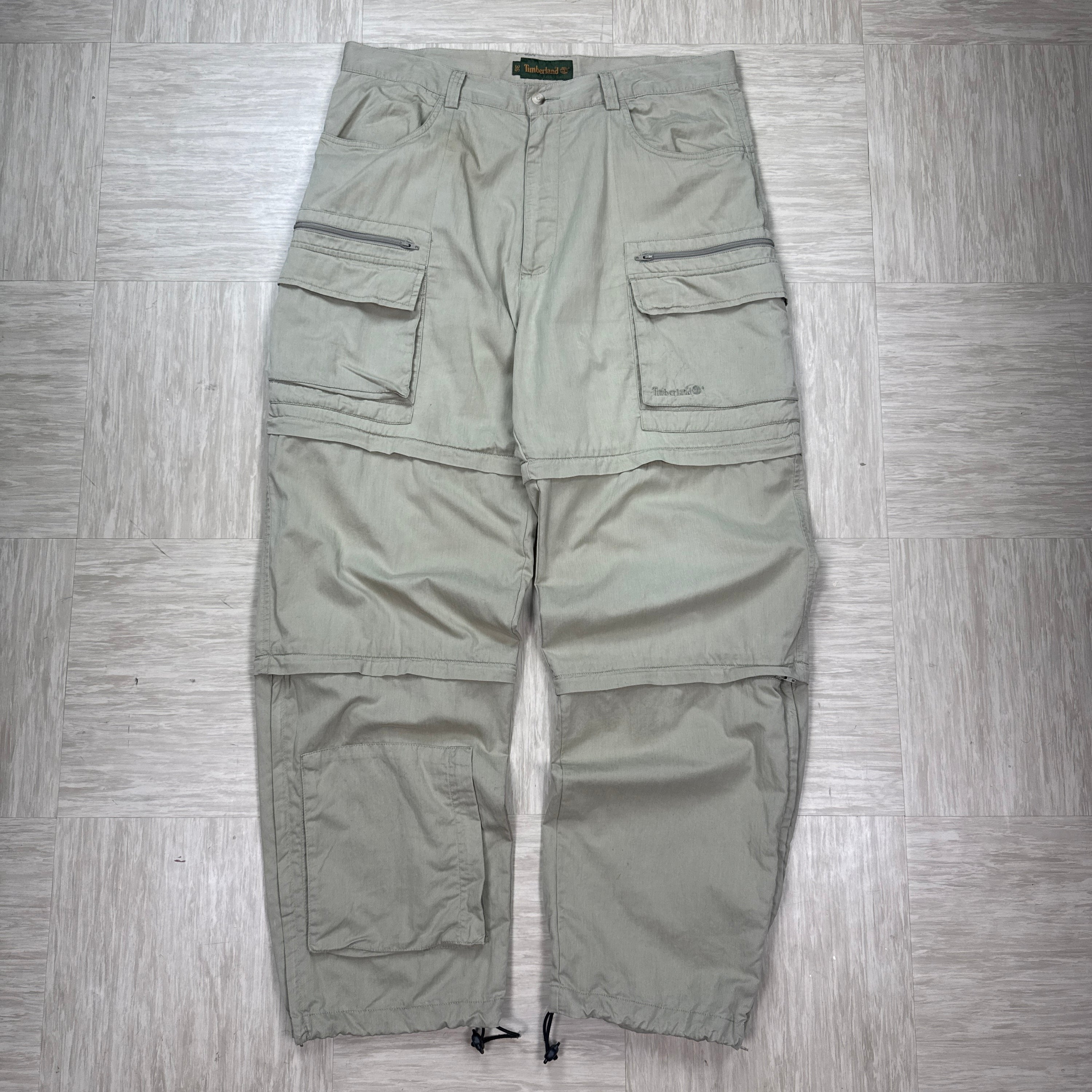 Timberland 2002 technical convertible 3in1 parachute cargo bottoms (L)