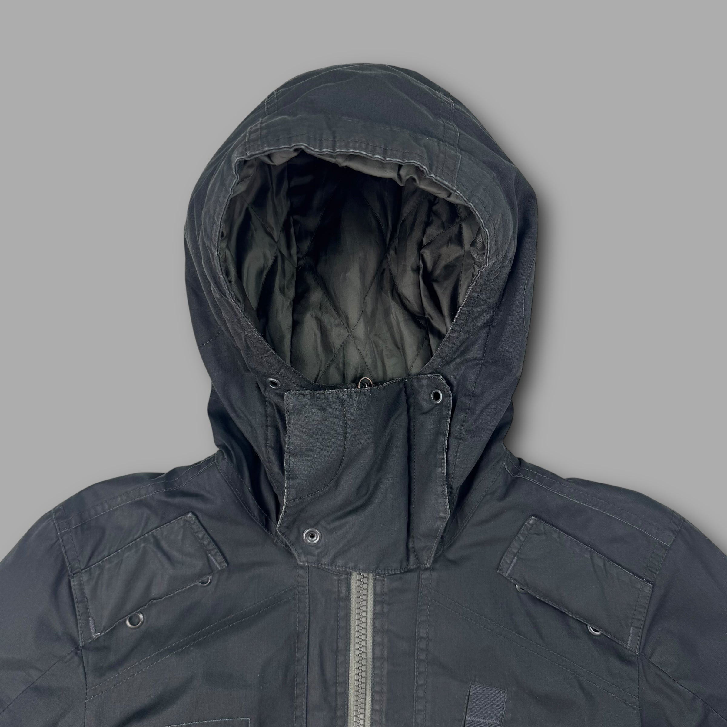 Gstar RAW 2000's full zip balaclava cargo jacket (M)