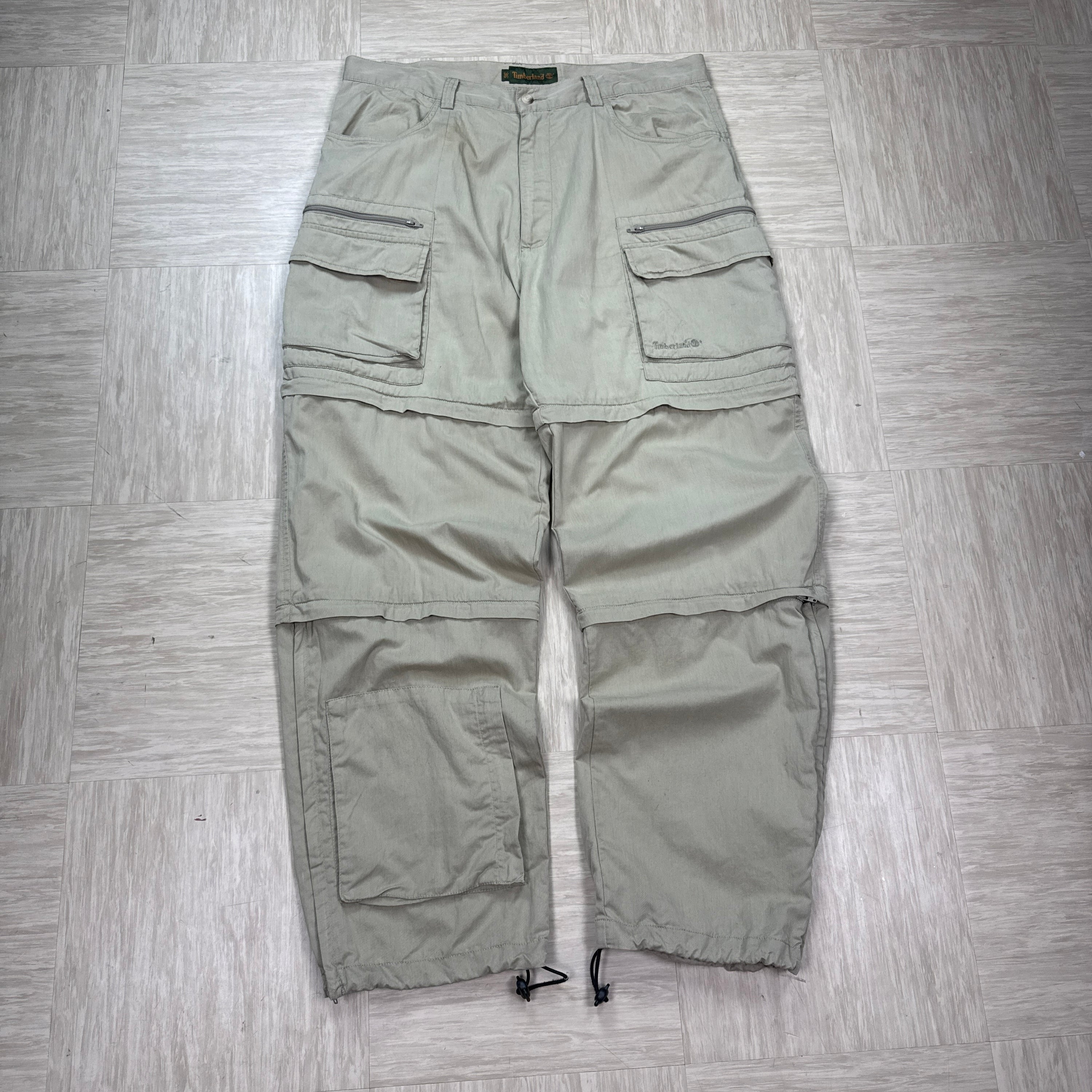 Timberland 2002 technical convertible 3in1 parachute cargo bottoms (L)