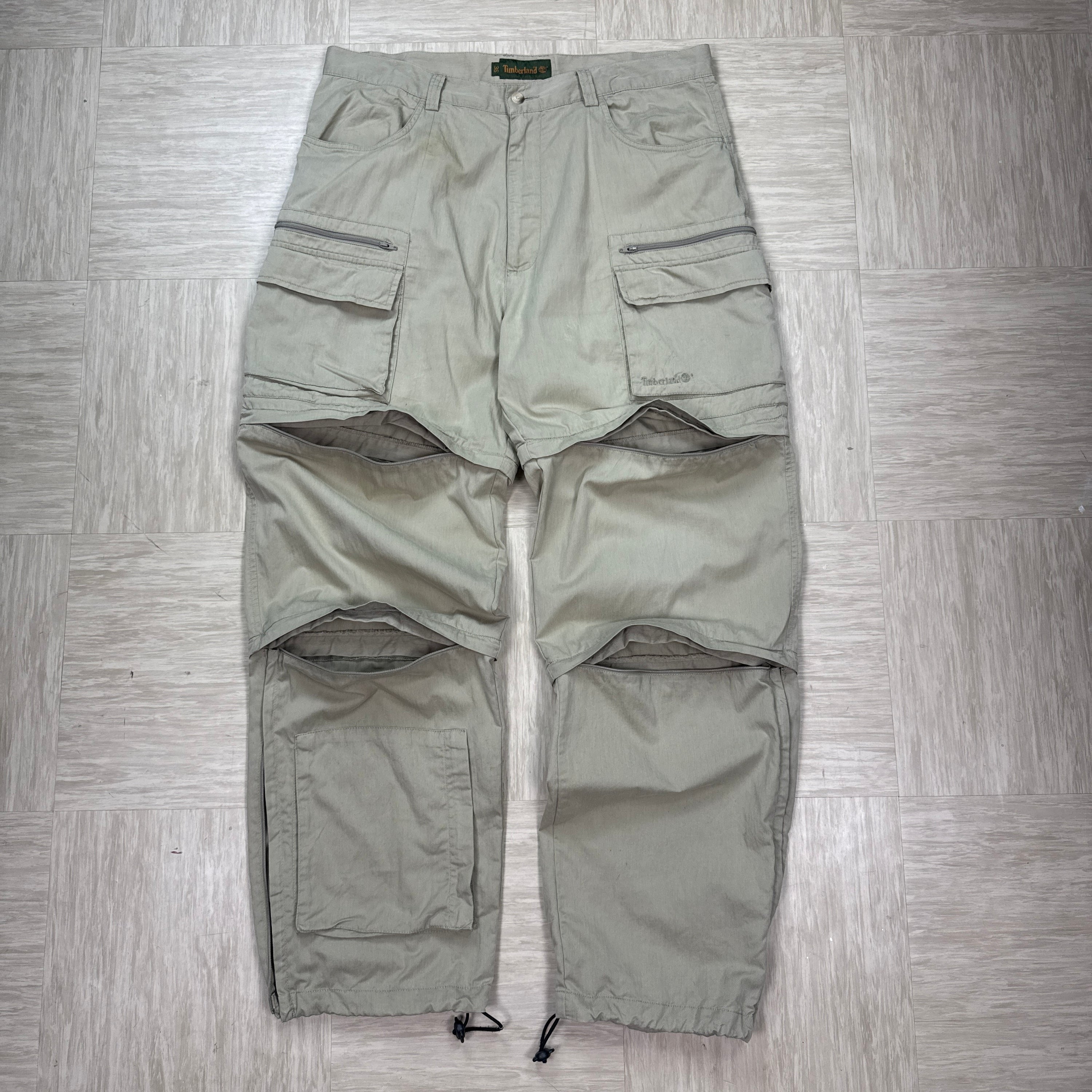 Timberland 2002 technical convertible 3in1 parachute cargo bottoms (L)