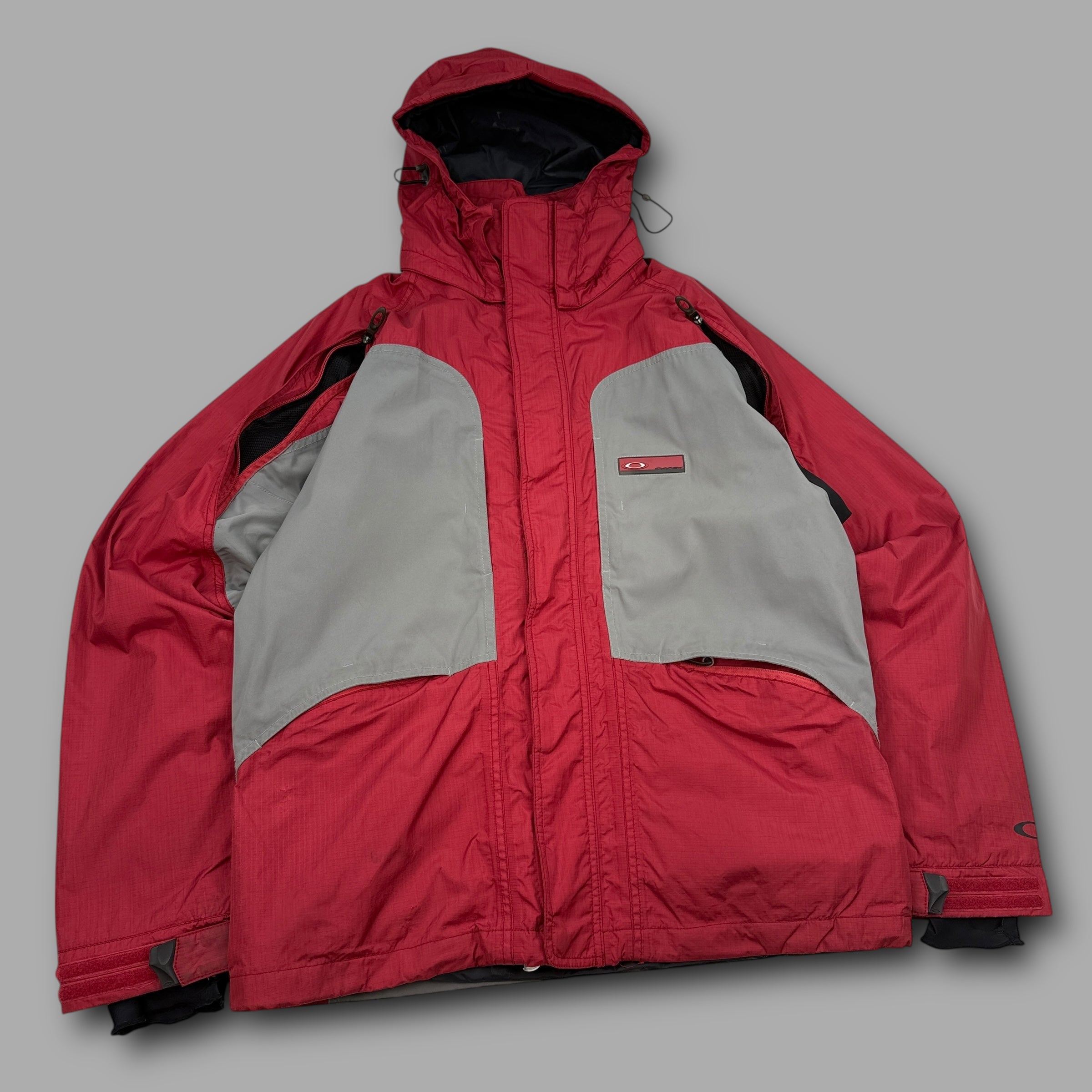 Oakley nitro fuel 2000's technical vented nylon rip stop ski jacket (S)